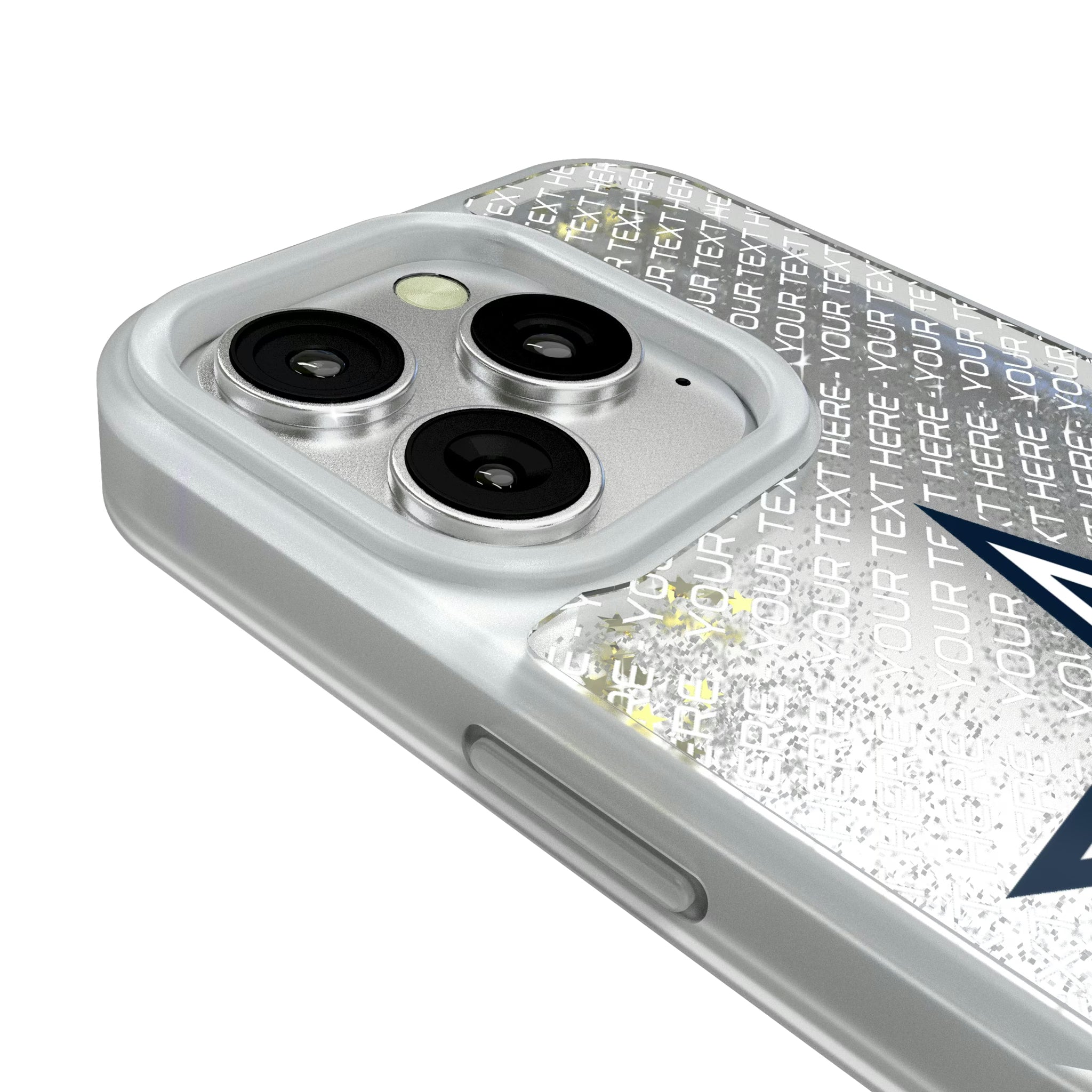Dallas Cowboys Personalized EndZone Plus iPhone Glitter Phone Case for Apple iPhone - Detail#Device_iPhone 16 Pro