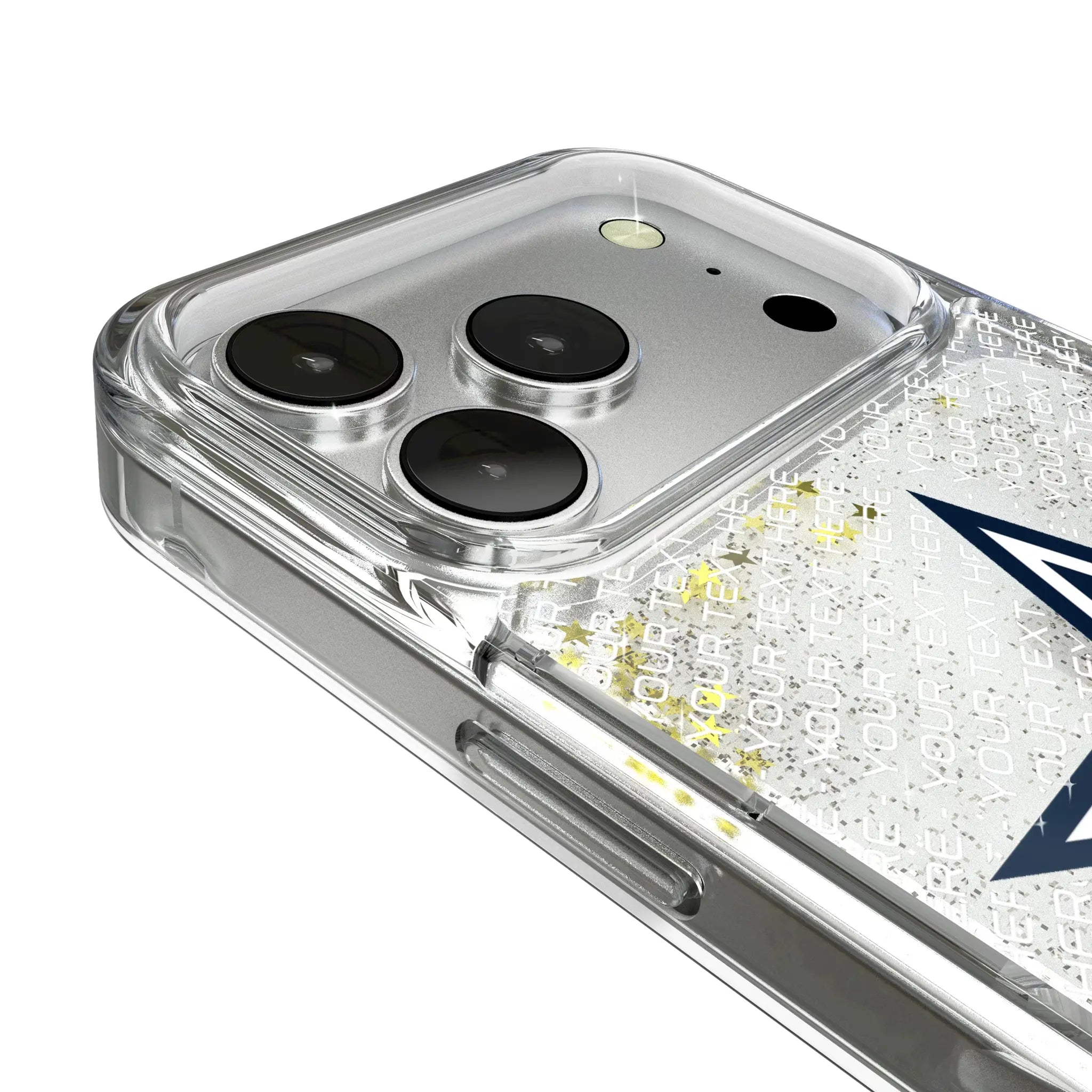 Dallas Cowboys Personalized EndZone Plus iPhone Glitter Phone Case for Apple iPhone - Detail
