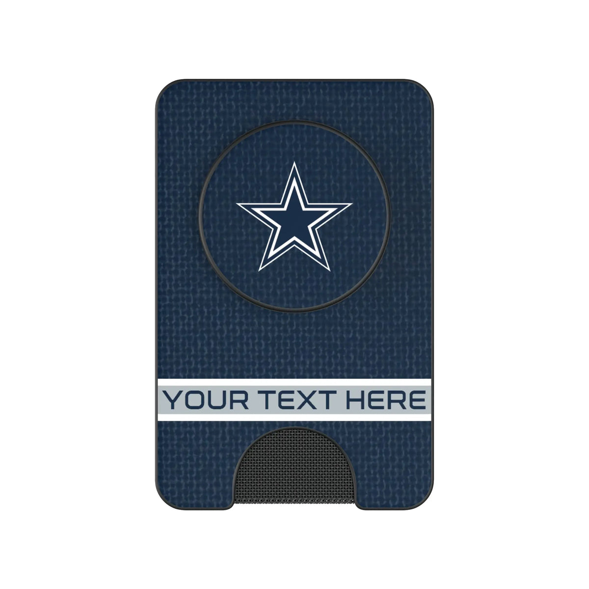 Dallas Cowboys Personalized Endzone Solid Popsockets Wallet Magnetic
