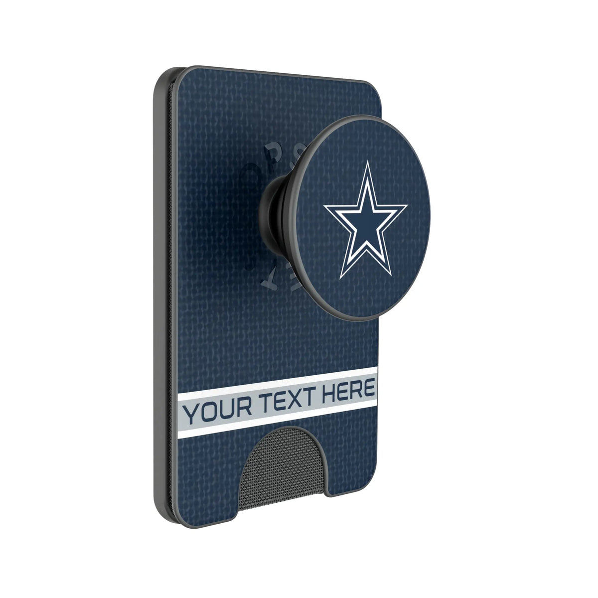 Dallas Cowboys Personalized Endzone Solid Popsockets Wallet Magnetic