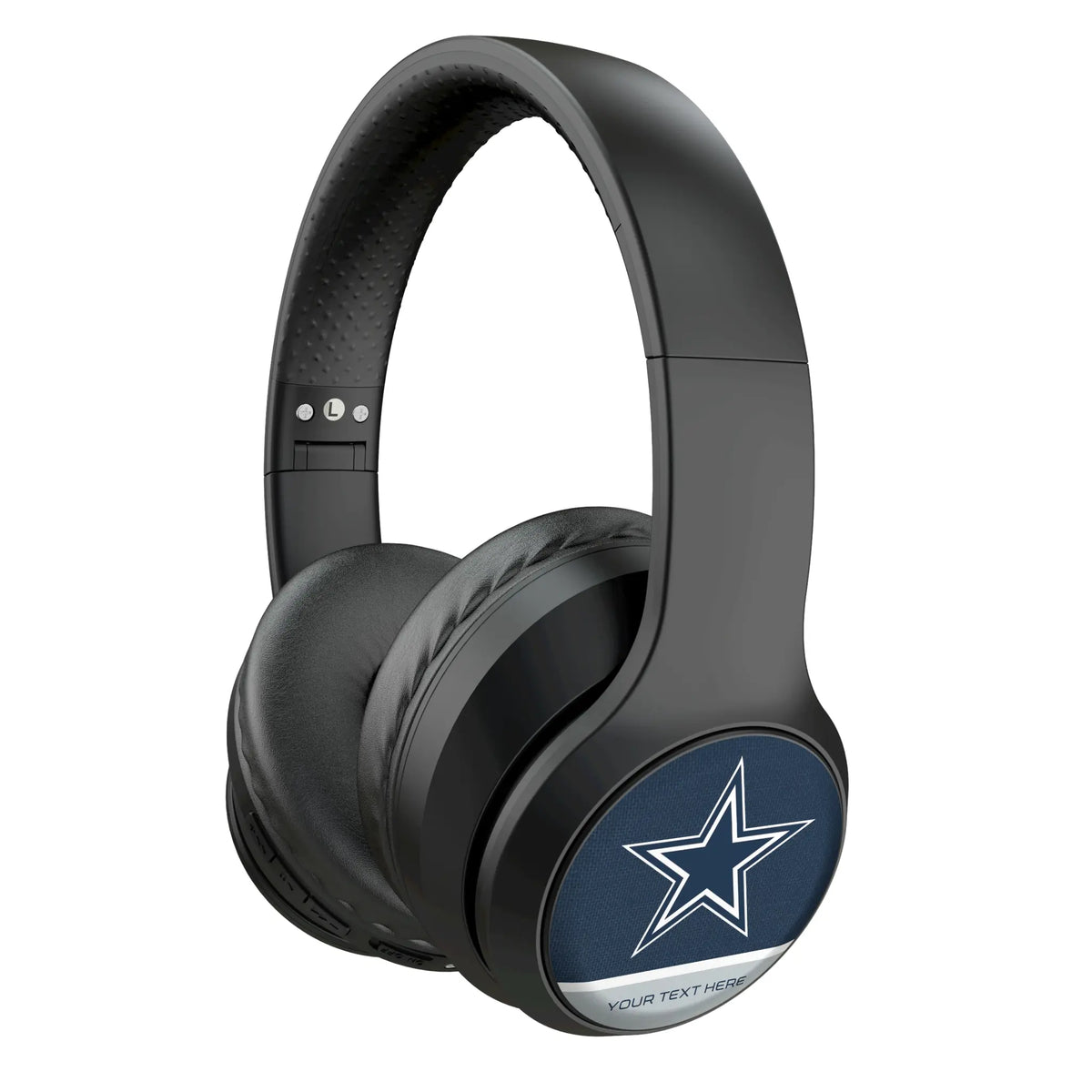 Dallas Cowboys Personalized Endzone Solid Wireless Over-Ear Headphones With Case