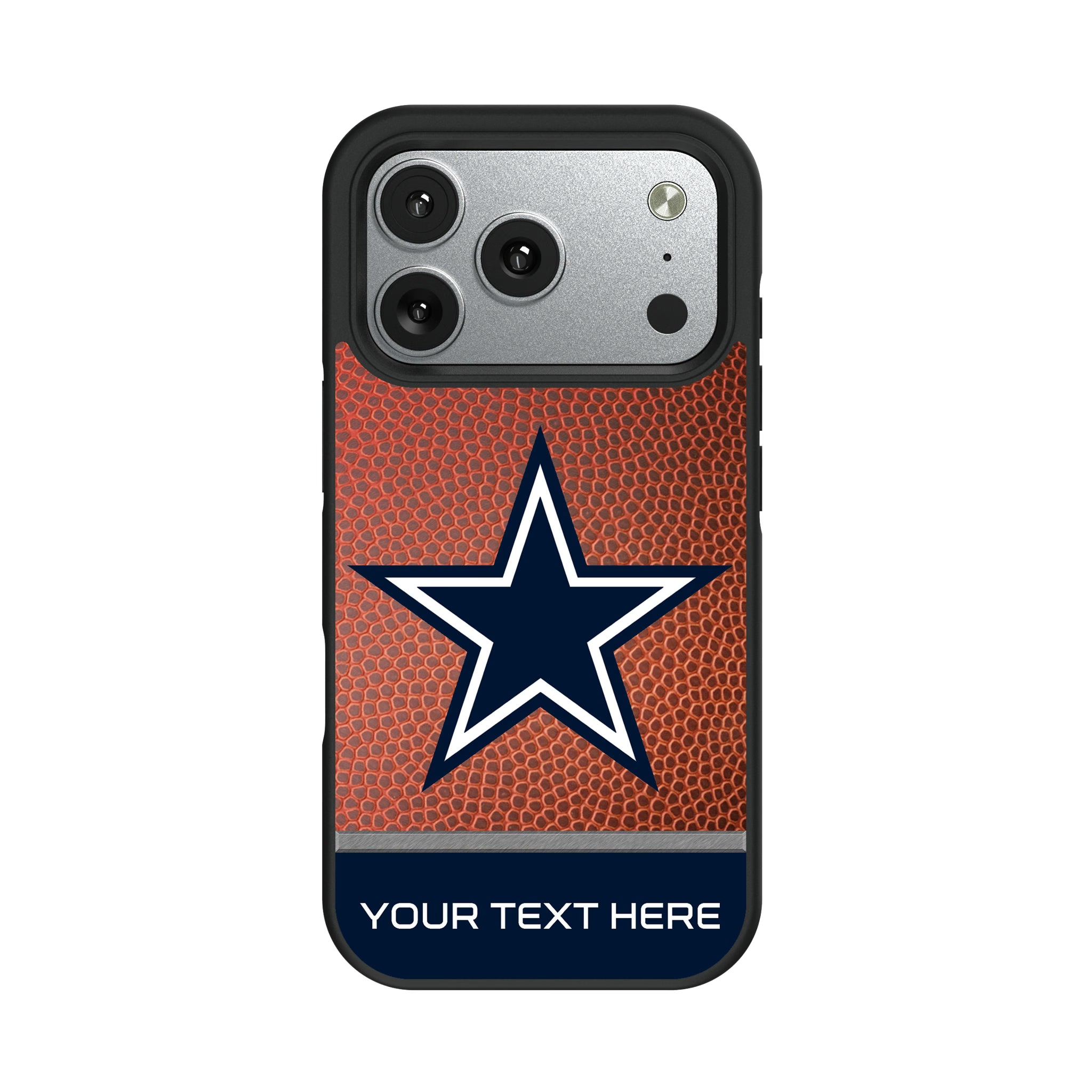 Dallas Cowboys Personalized Football iPhone Bump Phone Case for Apple iPhone#Device_iPhone 17 Pro