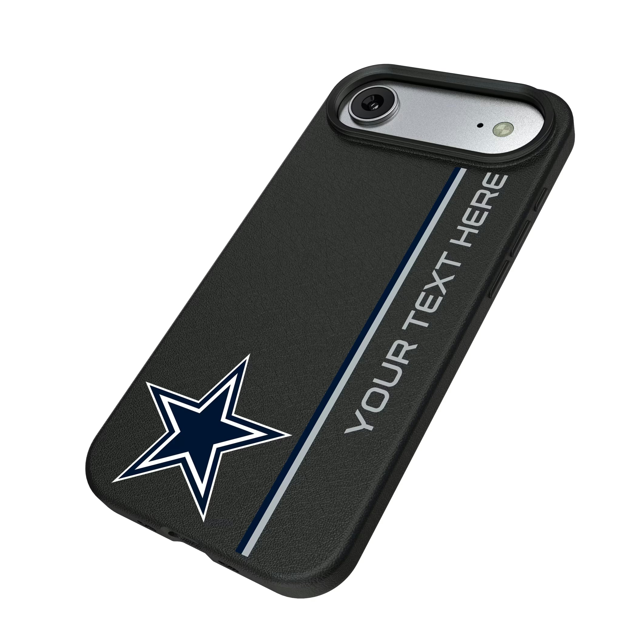 Dallas Cowboys Personalized Sidebard iPhone MagSafe Compatible Phone Case for Apple iPhone - Isometric View#Device_iPhone Air
