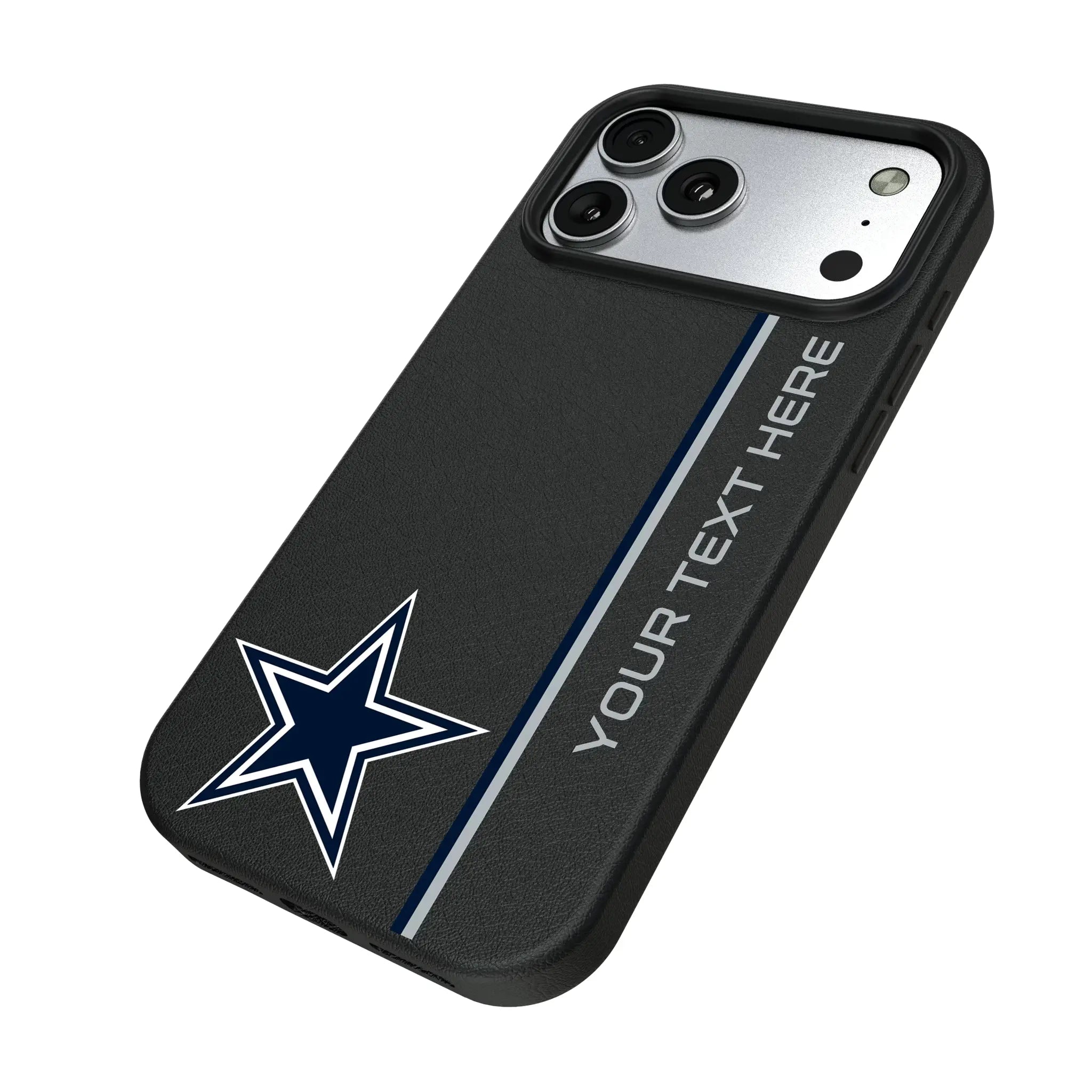 Dallas Cowboys Personalized Sidebard iPhone MagSafe Compatible Phone Case for Apple iPhone - Isometric View#Device_iPhone 17 Pro Max