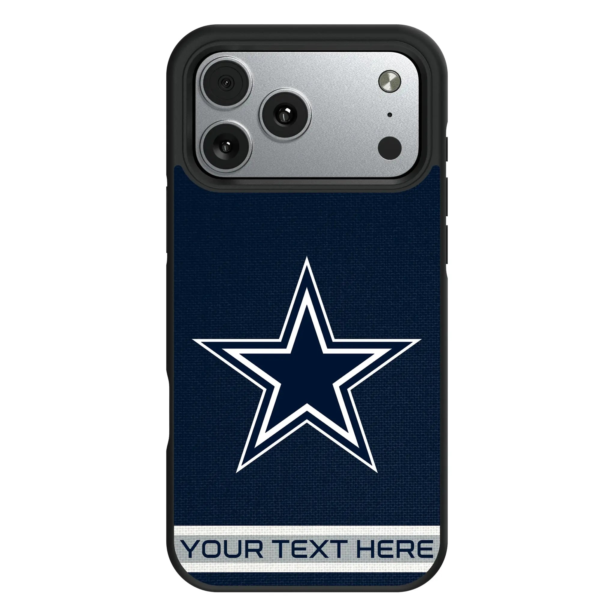Dallas Cowboys Personalized Stripe iPhone Bump Phone Case for Apple iPhone#Device_iPhone 17 Pro Max