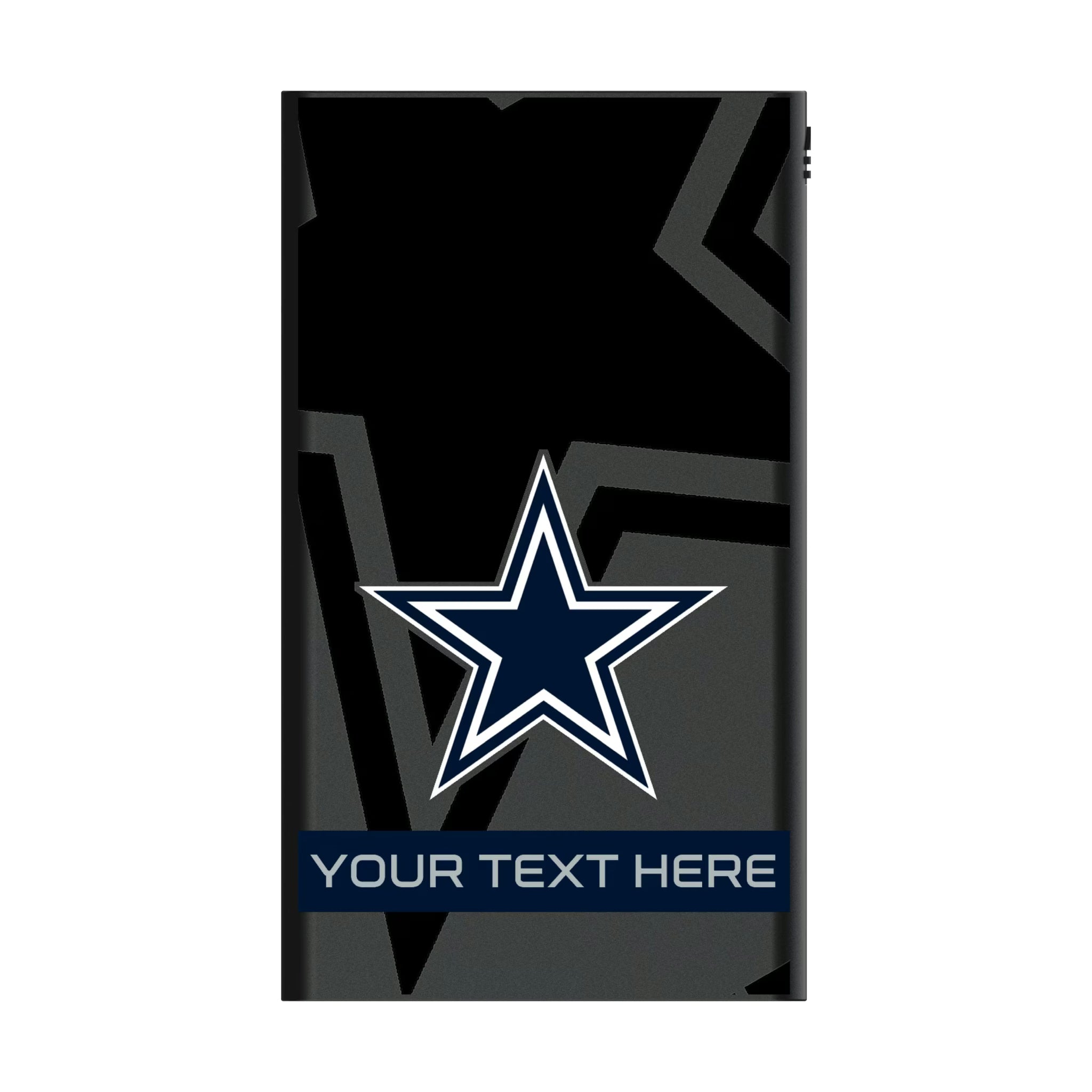 Dallas Cowboys Personalized Tilt 5000mAh Flat Powerbank