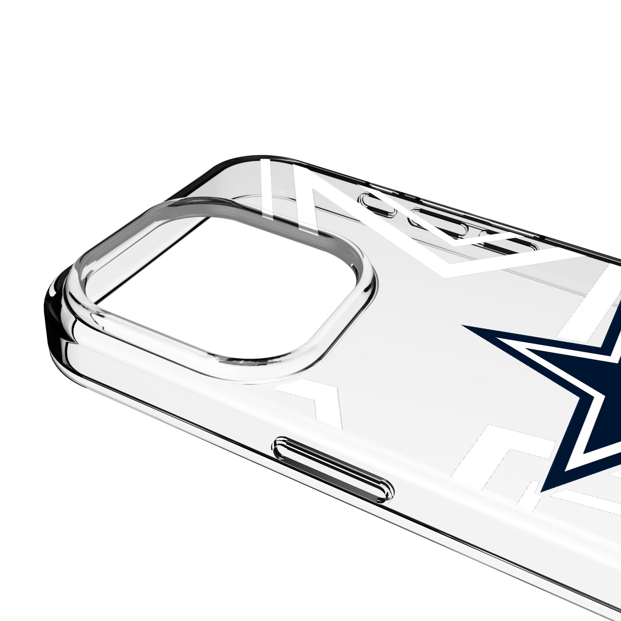 Dallas Cowboys Personalized Tilt iPhone Clear Phone Case for Apple iPhone - Detail
