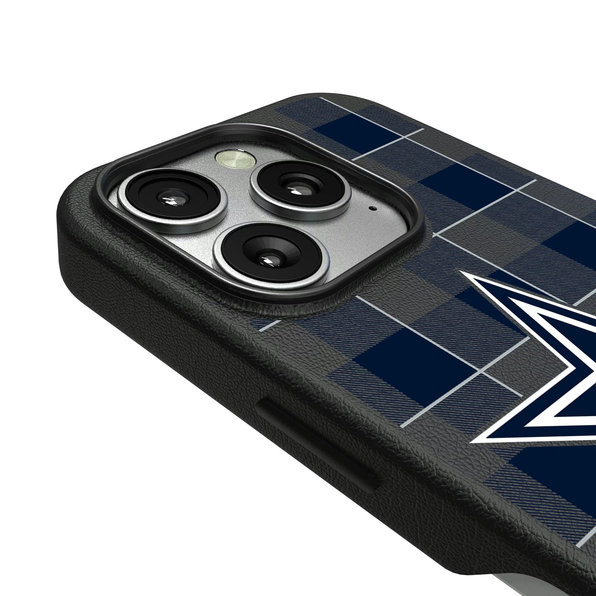 Dallas Cowboys Plaid iPhone MagSafe Compatible Phone Case for Apple iPhone - Detail