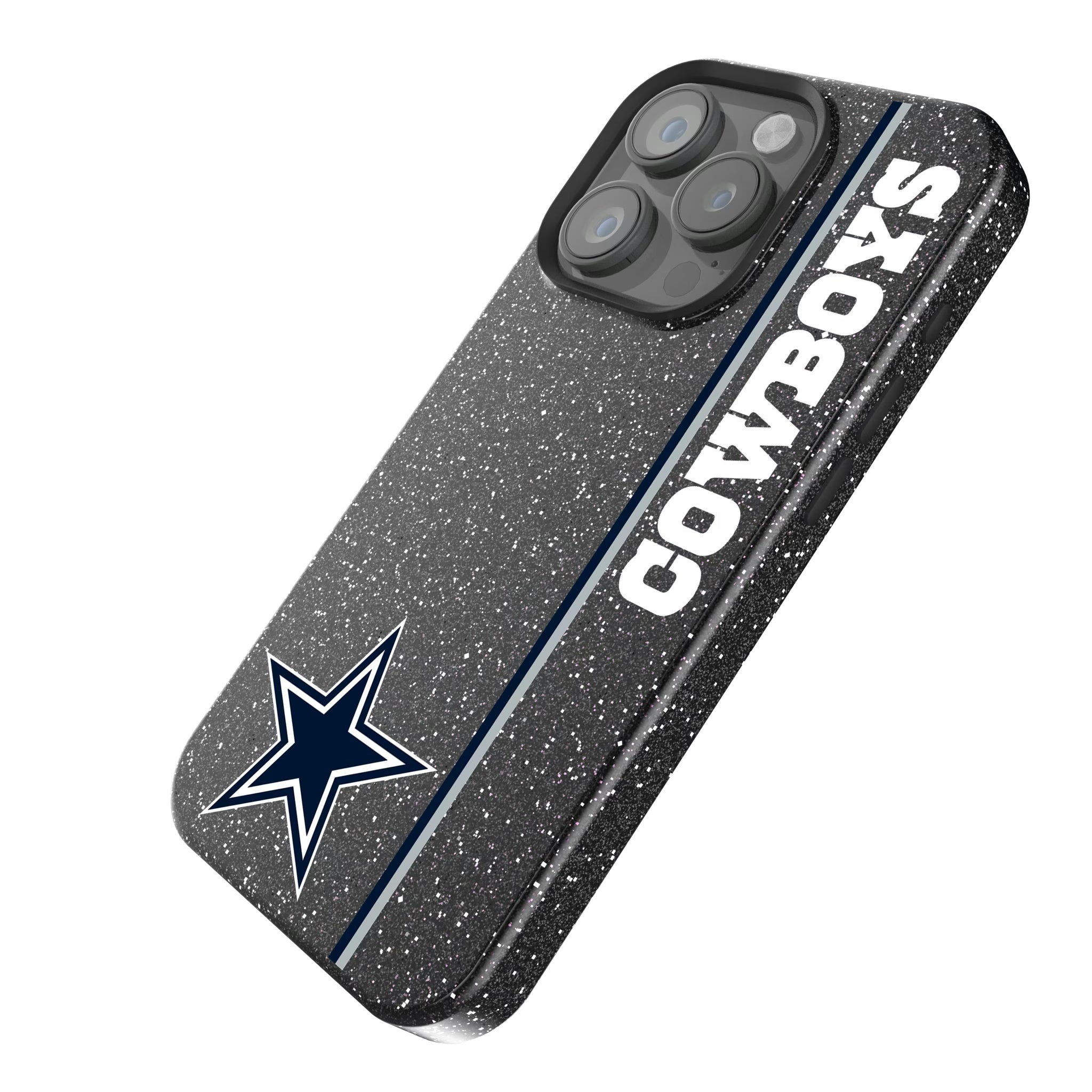Dallas Cowboys Sidebar iPhone Bling Phone Case for Apple iPhone - Isometric View