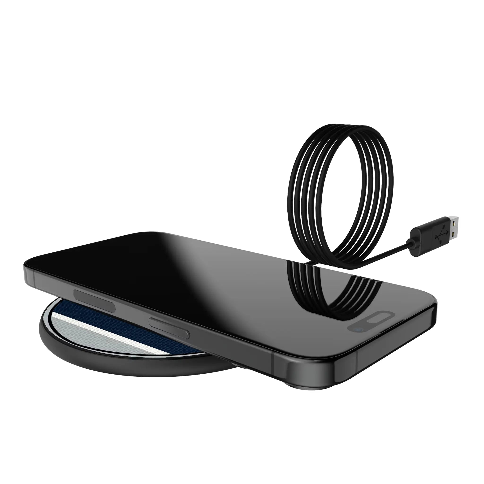 Dallas Cowboys Stripe 15-Watt Wireless Charger - Lifestyle
