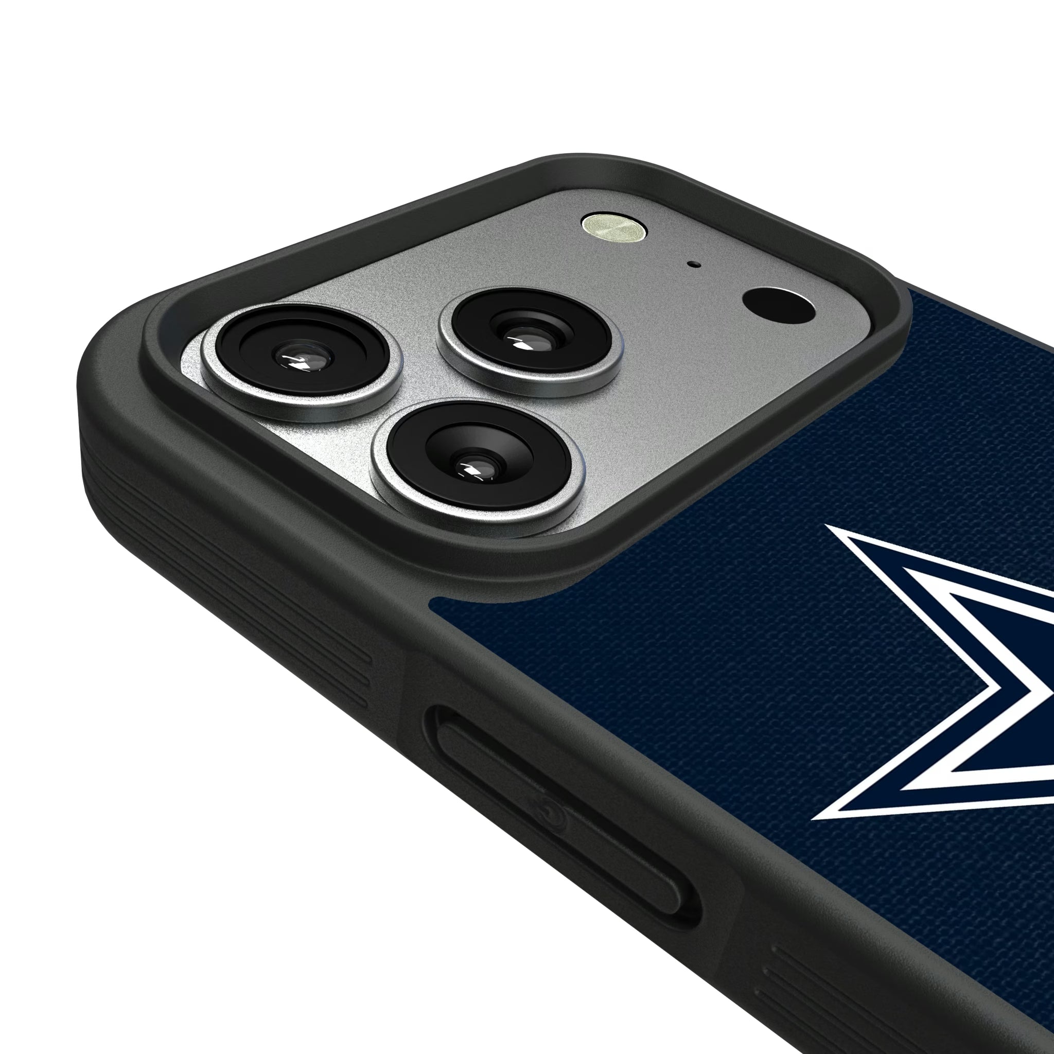 Dallas Cowboys Stripe iPhone Bump Phone Case for Apple iPhone - Detail#Device_iPhone 17 Pro