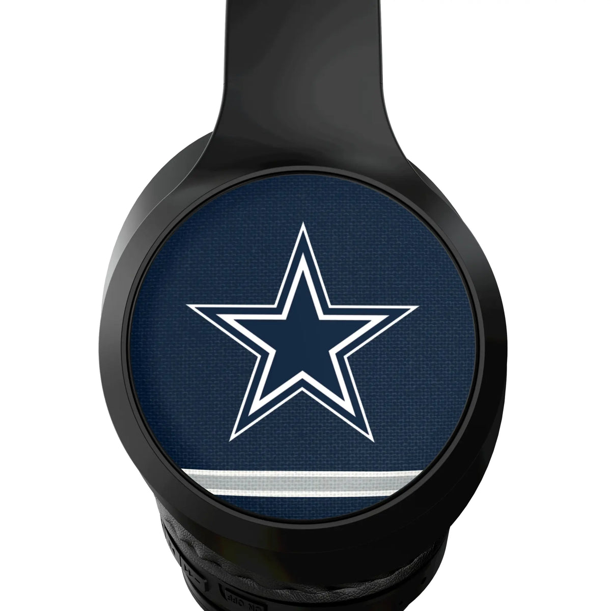Dallas Cowboys Stripe Wireless Over-Ear Headphones With Case - Detail