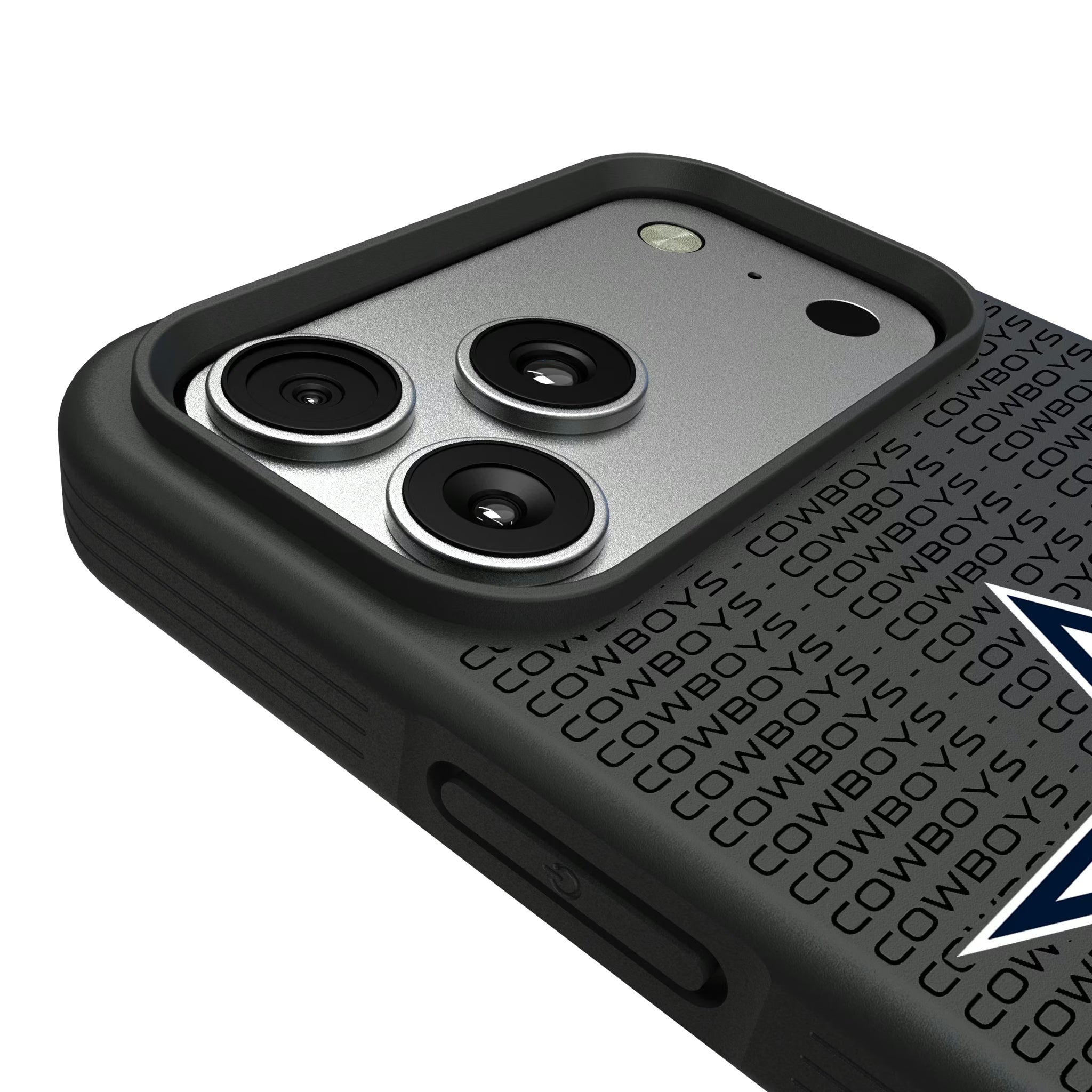 Dallas Cowboys Text Backdrop iPhone Bump Phone Case for Apple iPhone - Detail#Device_iPhone 17 Pro Max