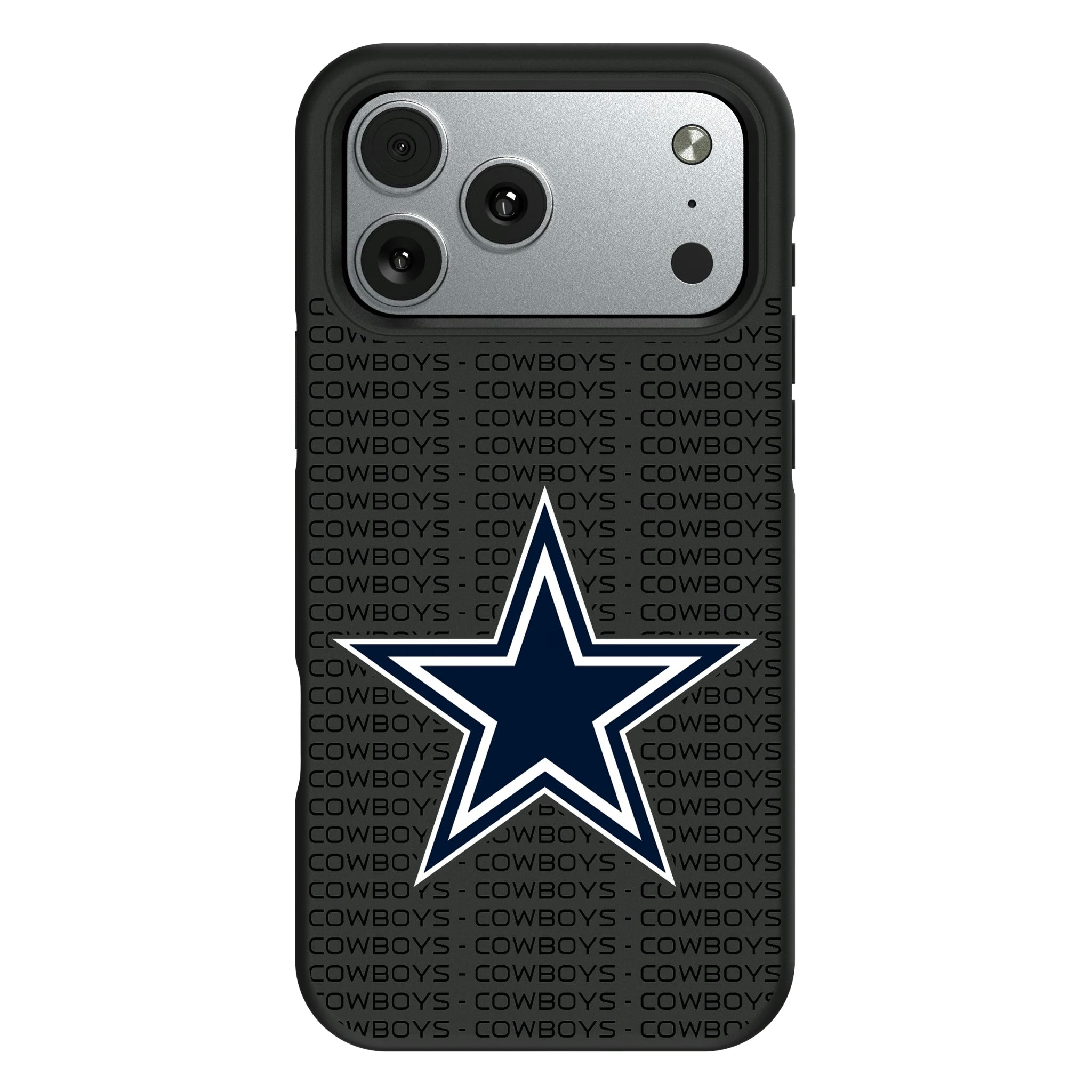 Dallas Cowboys Text Backdrop iPhone Bump Phone Case for Apple iPhone#Device_iPhone 17 Pro Max