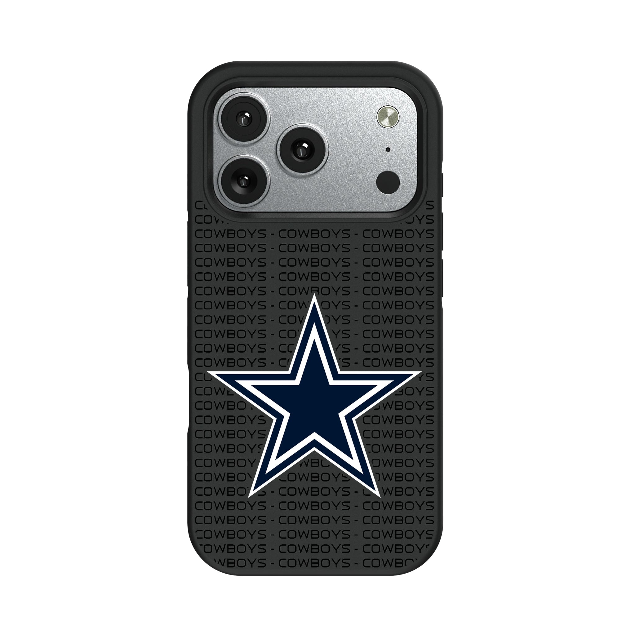 Dallas Cowboys Text Backdrop iPhone Bump Phone Case for Apple iPhone#Device_iPhone 17 Pro