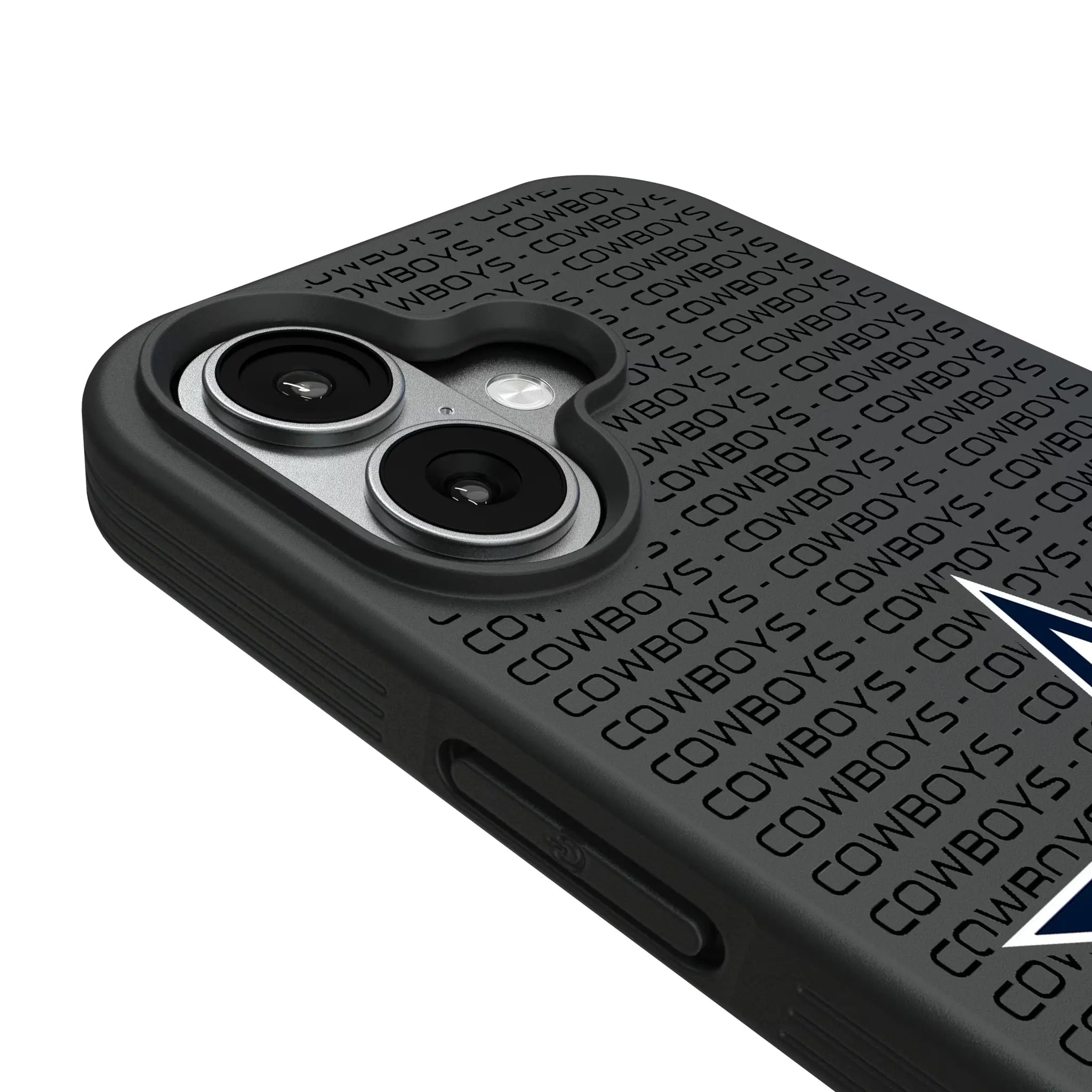 Dallas Cowboys Text Backdrop iPhone Bump Phone Case for Apple iPhone - Detail#Device_iPhone 17