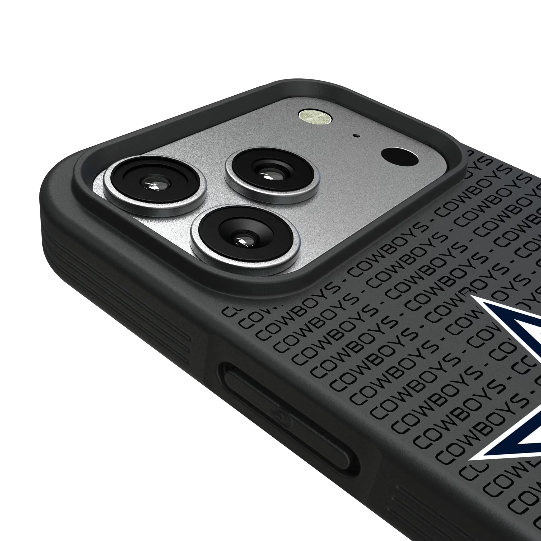 Dallas Cowboys Text Backdrop iPhone Bump Phone Case for Apple iPhone - Detail#Device_iPhone 17 Pro