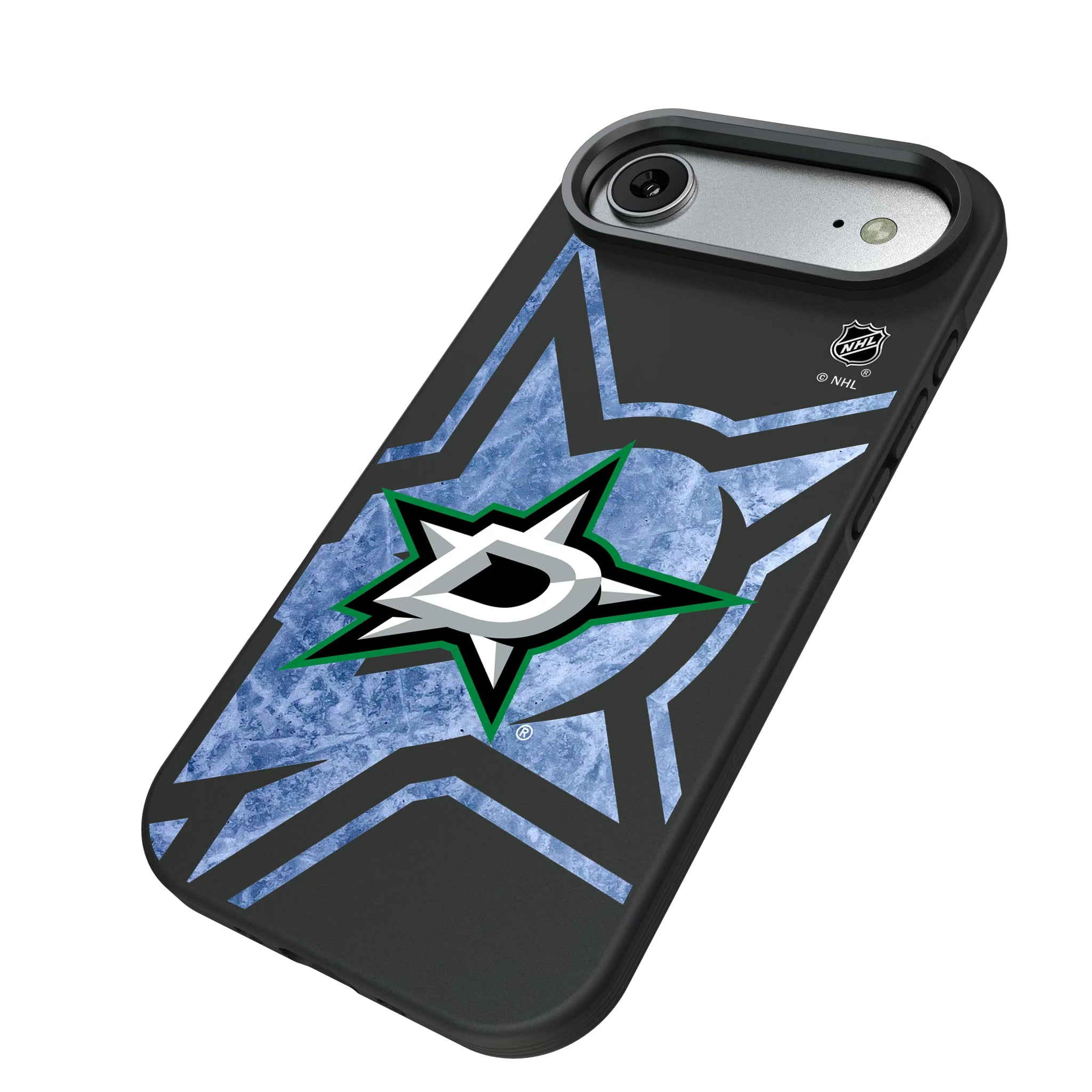 Dallas Stars Ice Tilt iPhone Bump Phone Case for Apple iPhone - Isometric View#Device_iPhone Air