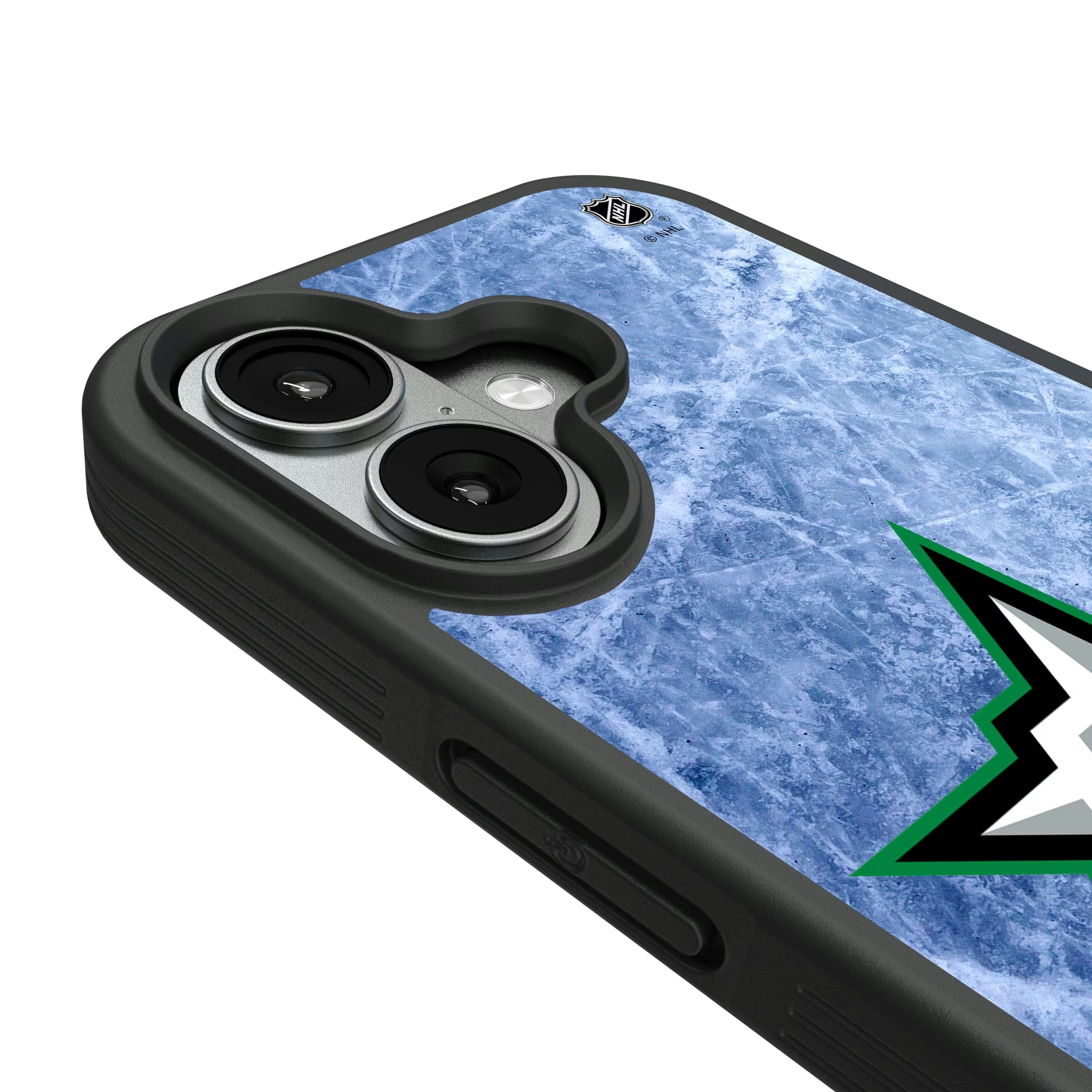 Dallas Stars Ice Wordmark iPhone Bump Phone Case for Apple iPhone - Detail#Device_iPhone 17