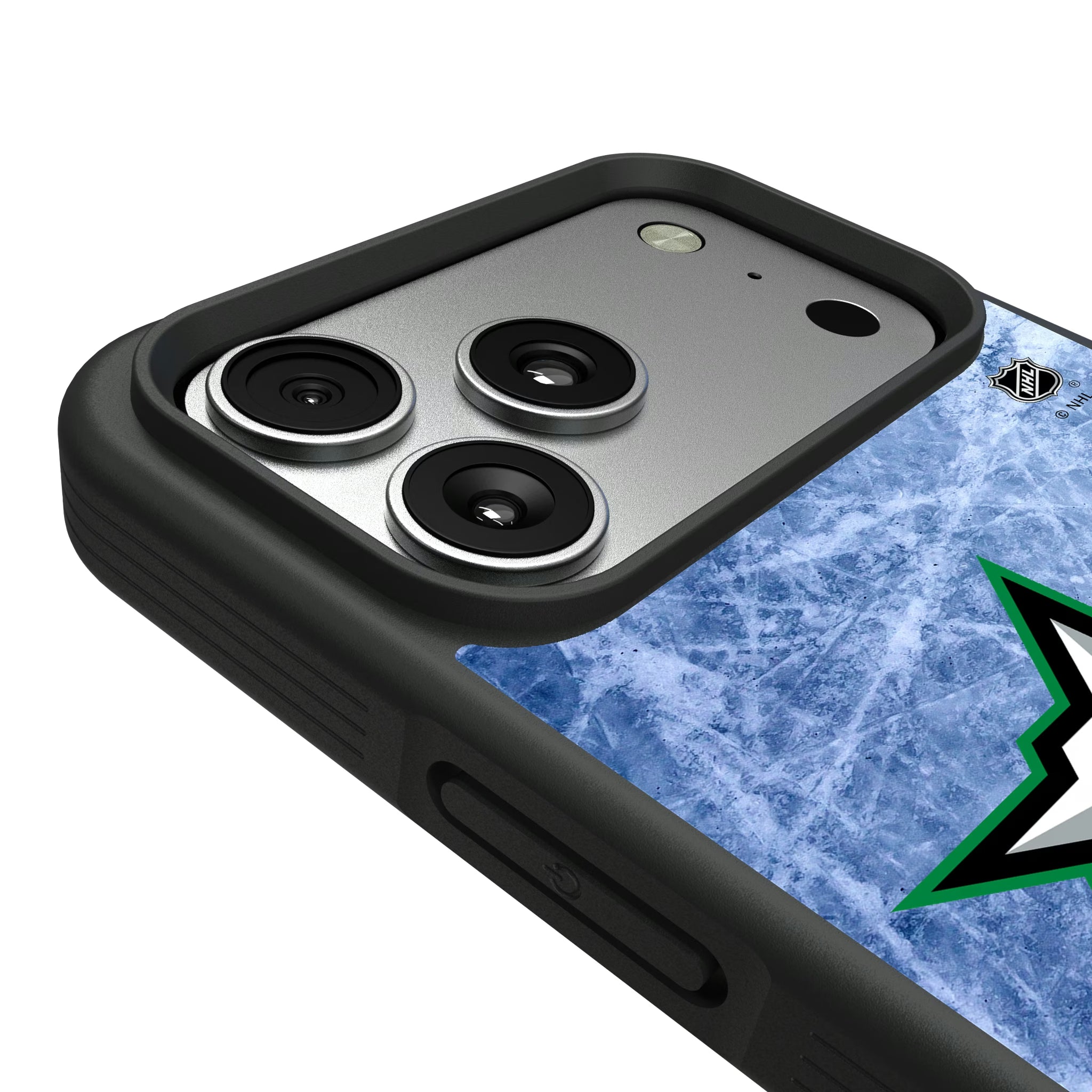 Dallas Stars Ice Wordmark iPhone Bump Phone Case for Apple iPhone - Detail#Device_iPhone 17 Pro Max