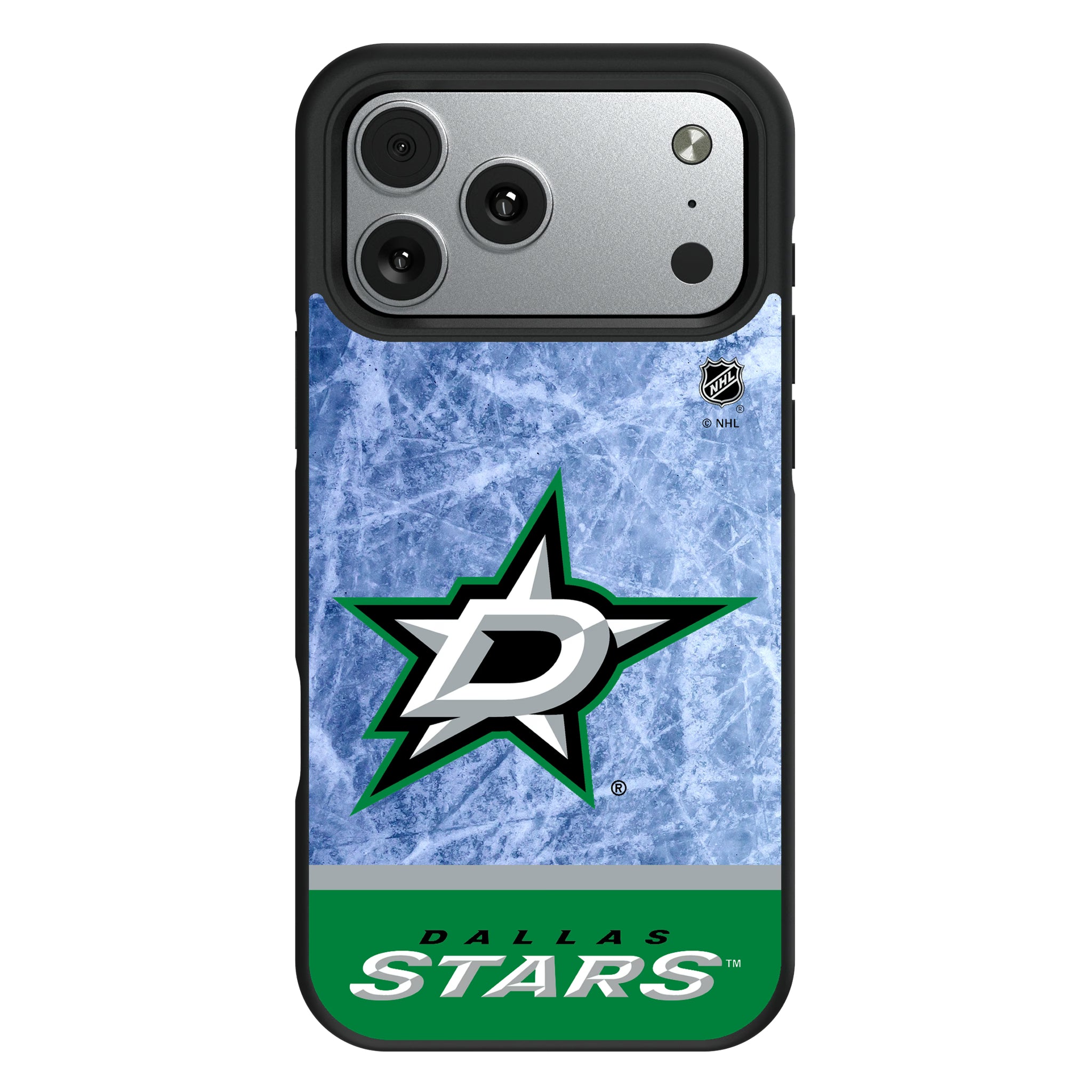 Dallas Stars Ice Wordmark iPhone Bump Phone Case for Apple iPhone#Device_iPhone 17 Pro Max