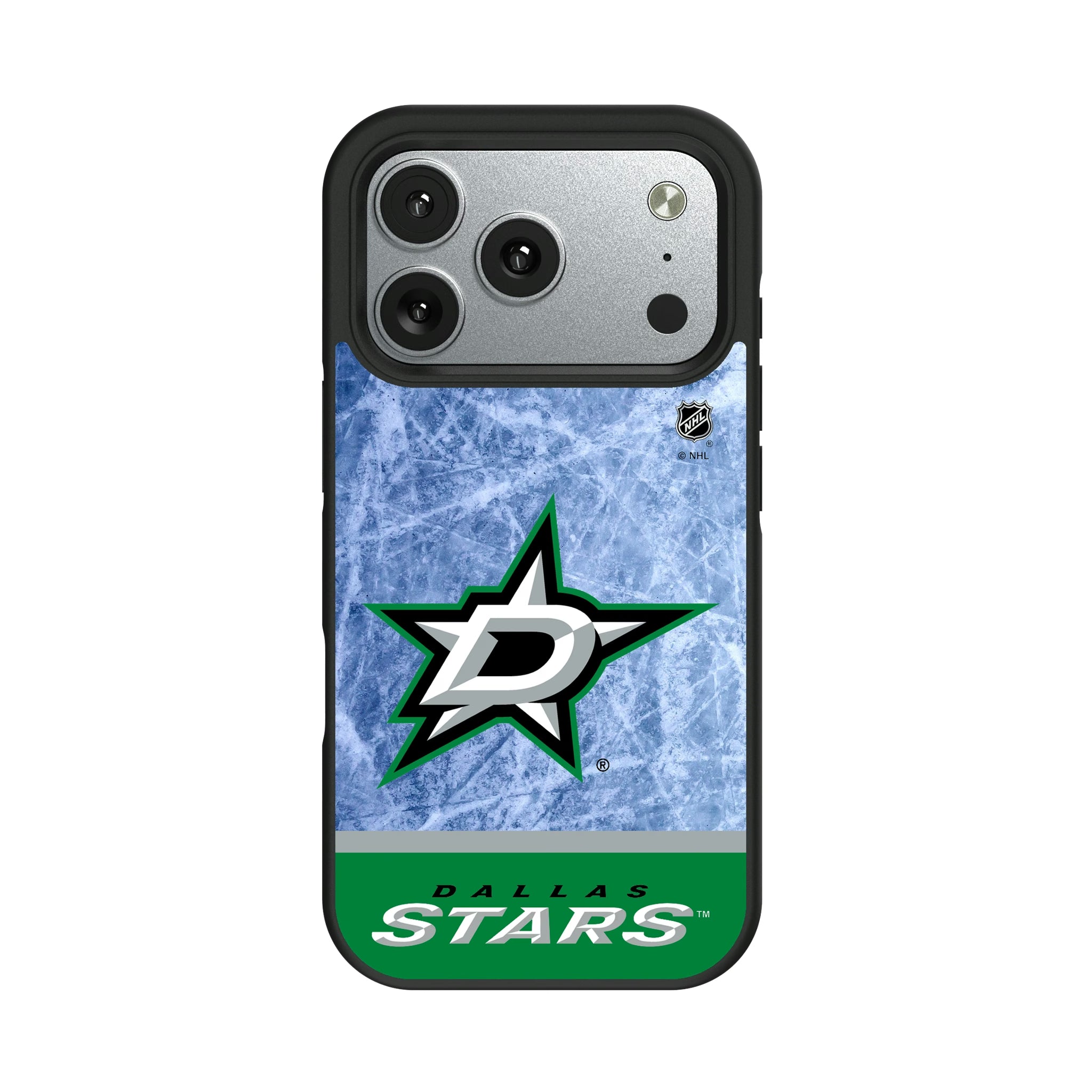 Dallas Stars Ice Wordmark iPhone Bump Phone Case for Apple iPhone#Device_iPhone 17 Pro