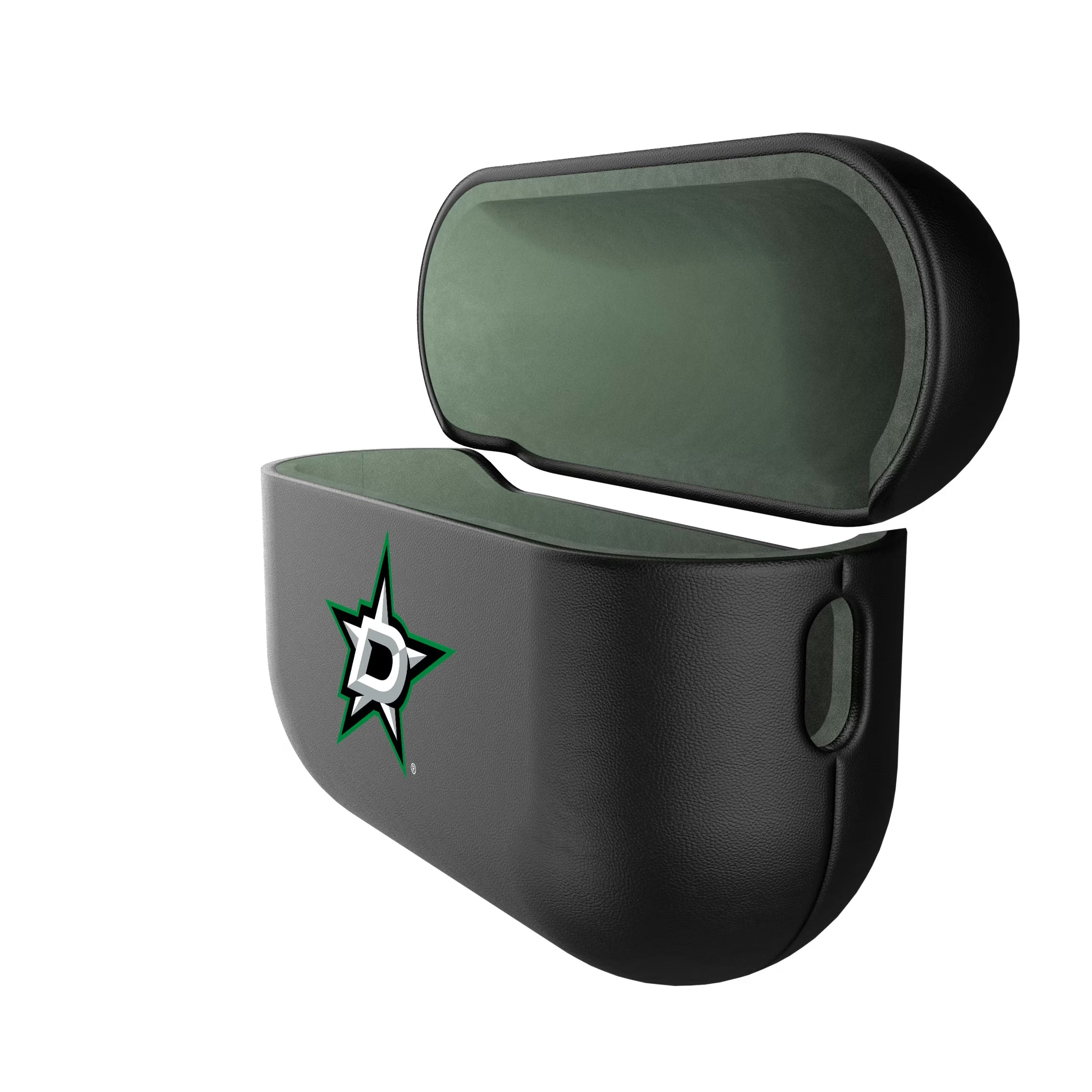 Dallas Stars Insignia AirPods AirPod Case Cover - Isometric View#Device_AirPods Pro 2nd Gen