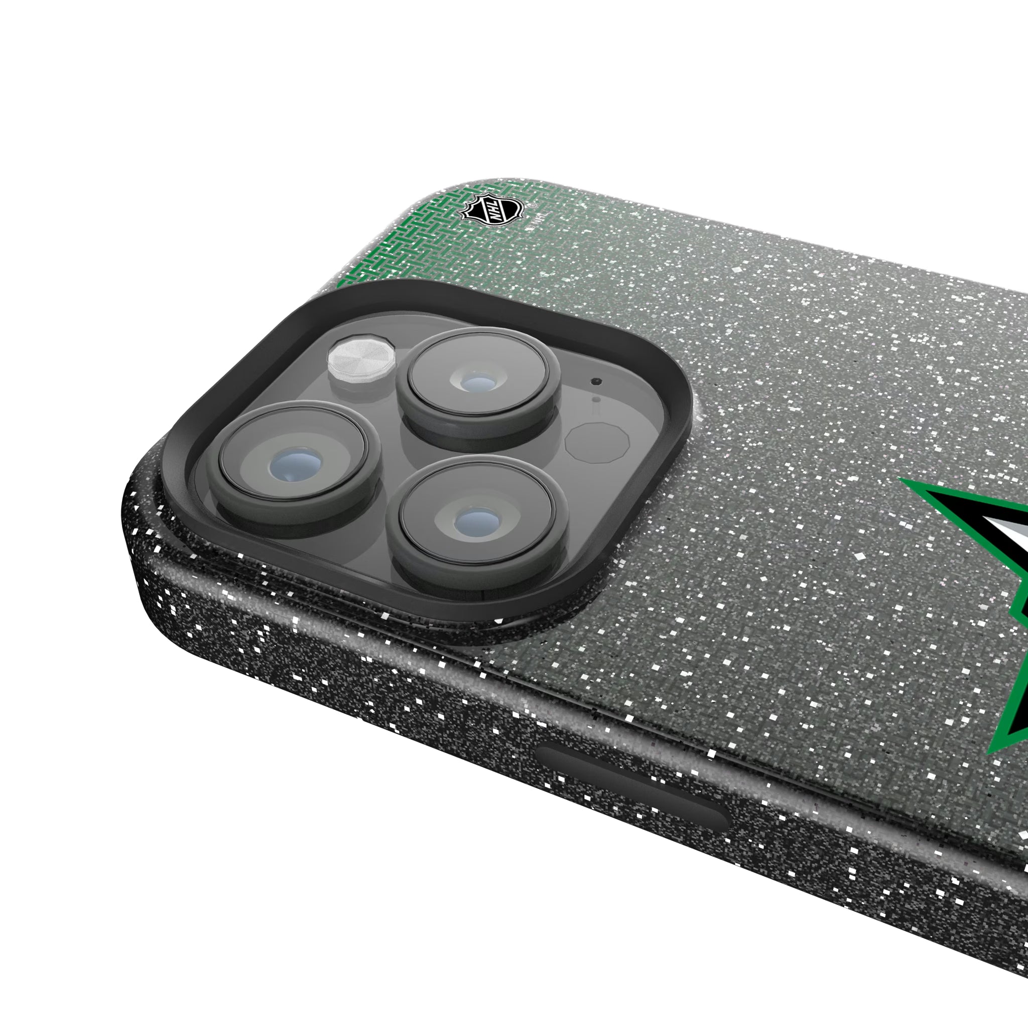 Dallas Stars Linen iPhone Bling Phone Case for Apple iPhone - Detail