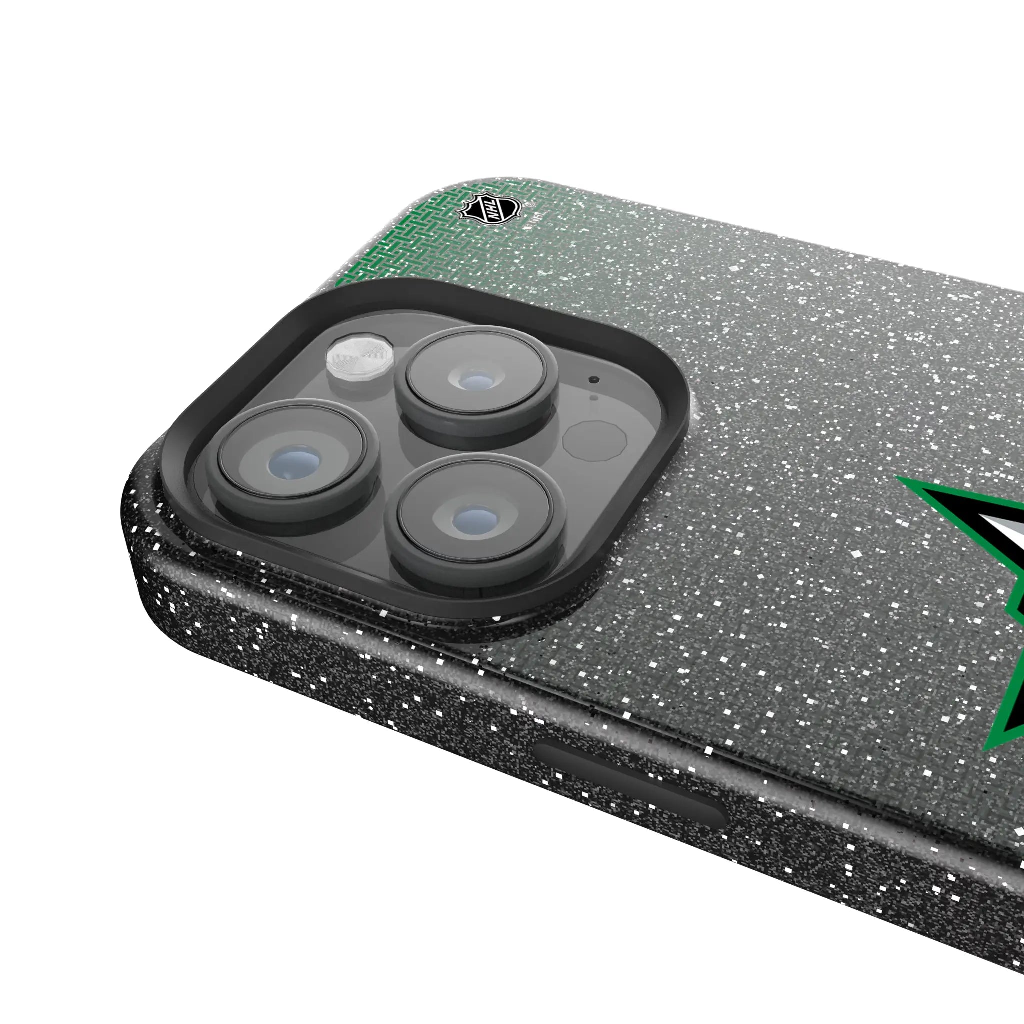 Dallas Stars Linen iPhone Bling Phone Case for Apple iPhone - Detail