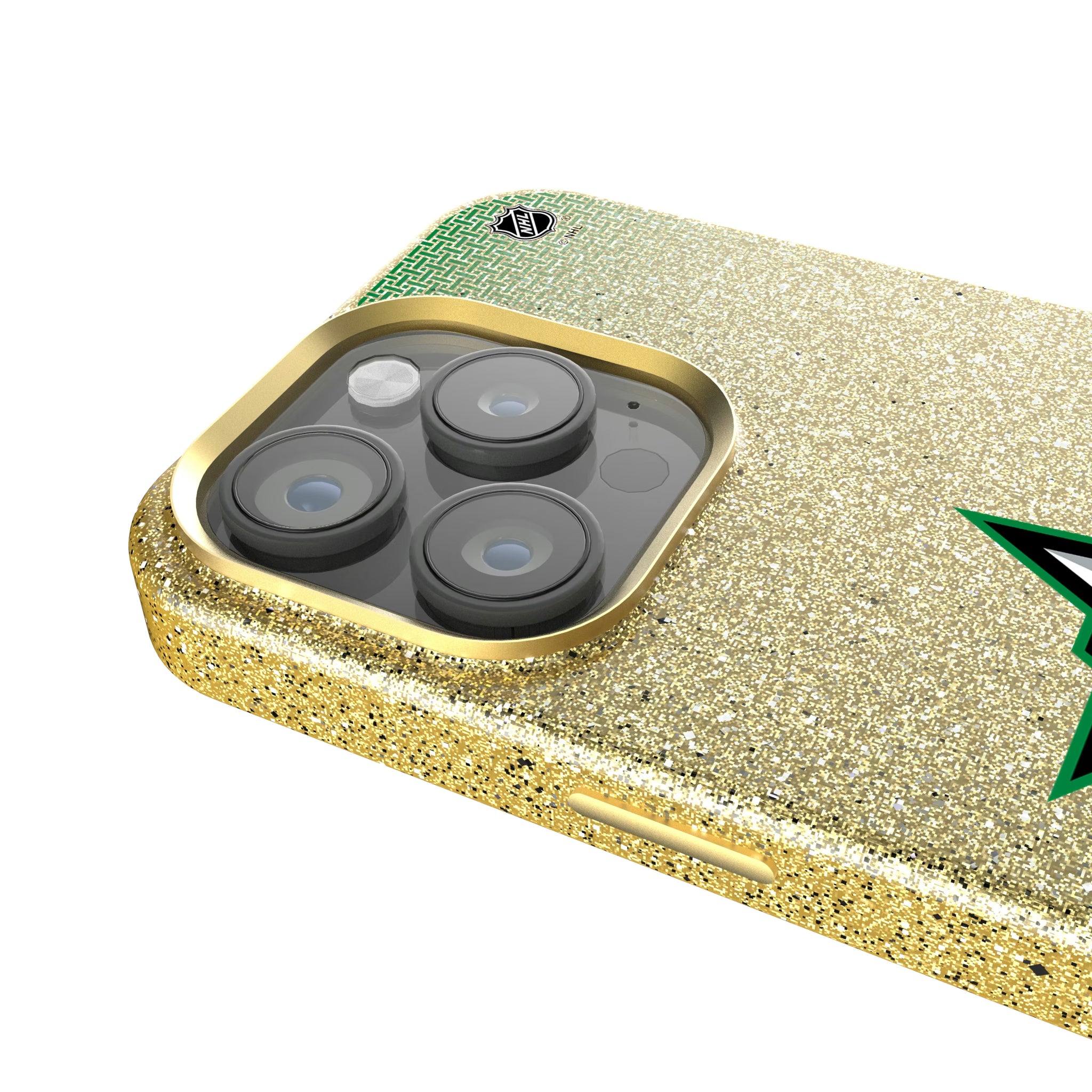Dallas Stars Linen iPhone Bling Phone Case for Apple iPhone - Detail