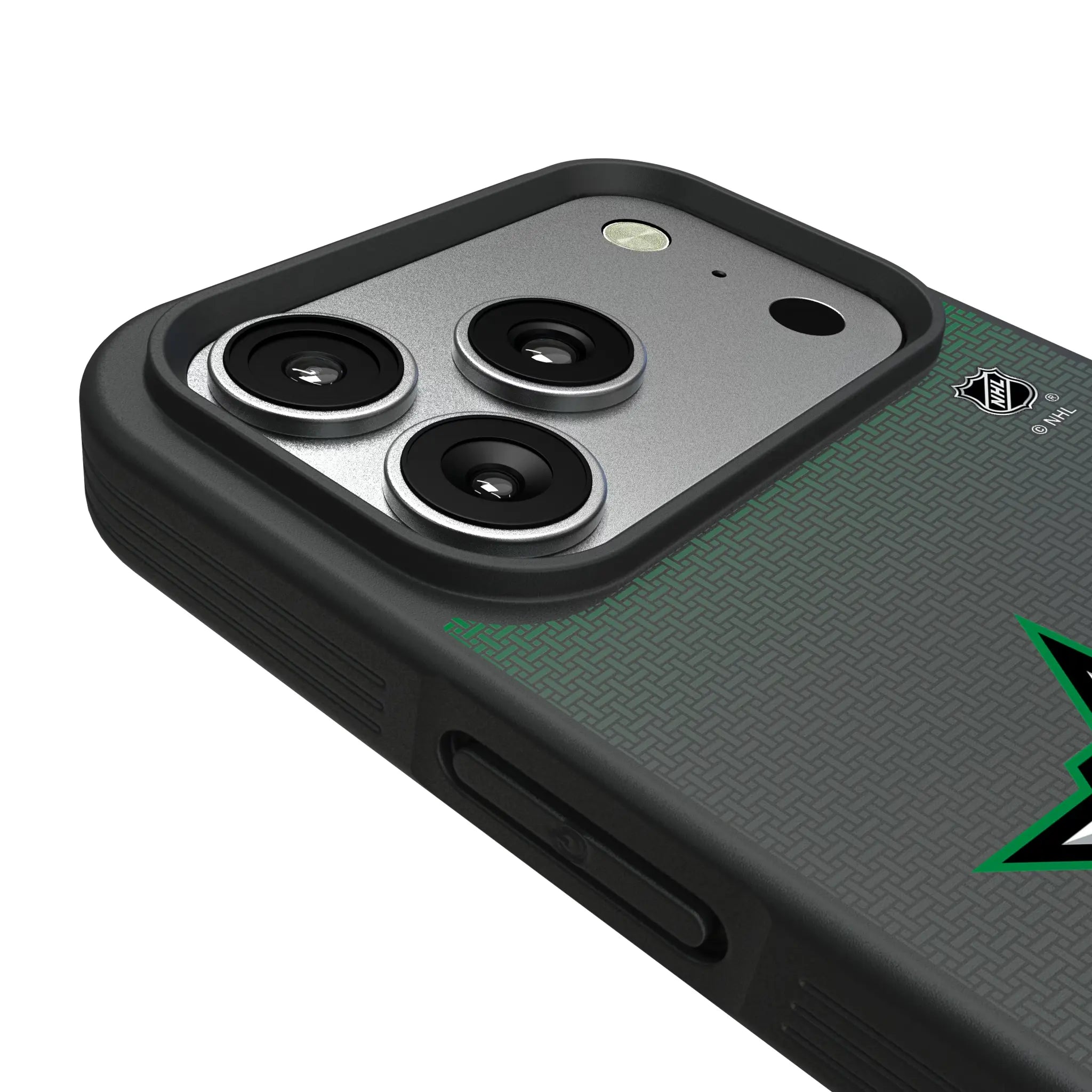 Dallas Stars Linen iPhone Bump Phone Case for Apple iPhone - Detail#Device_iPhone 17 Pro