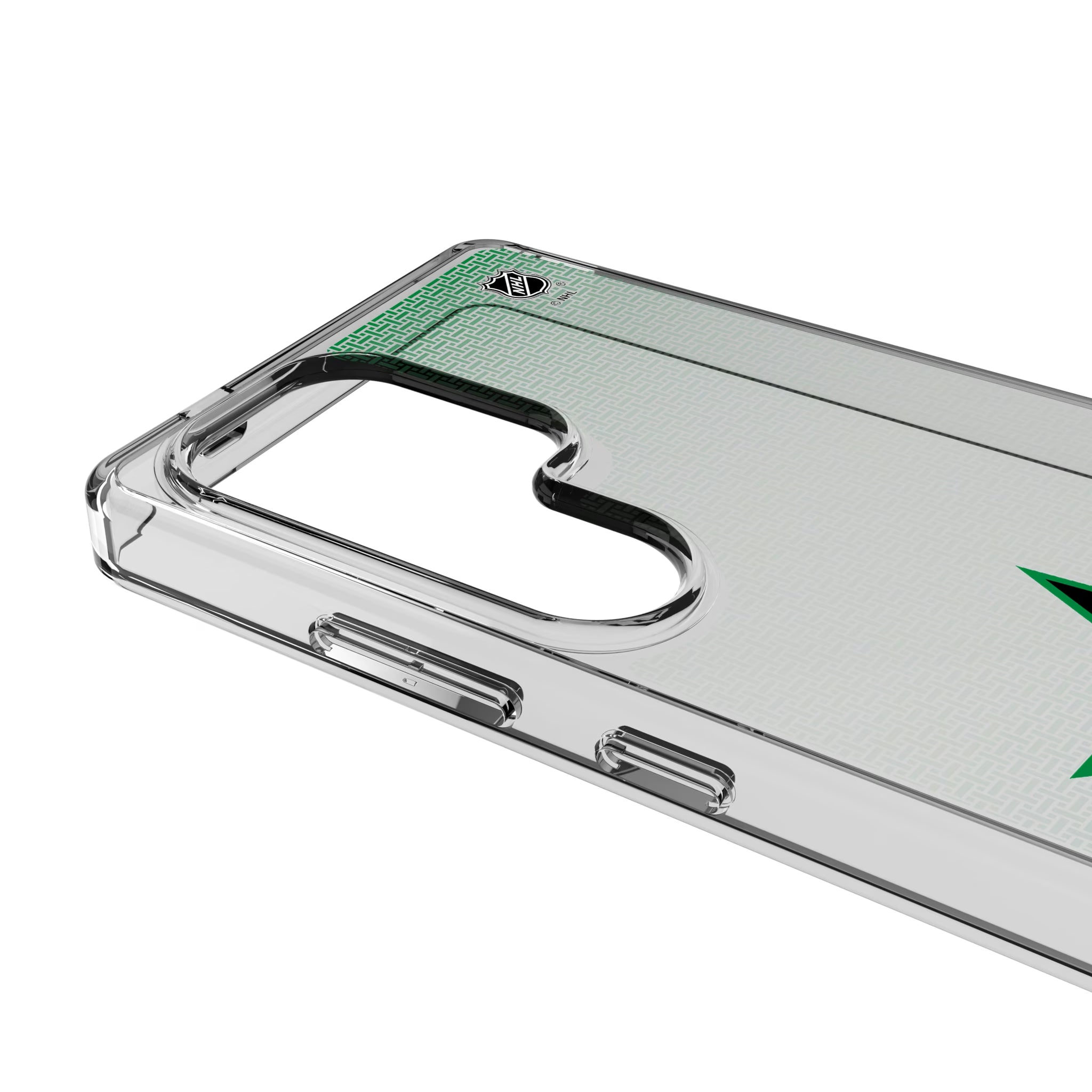 Dallas Stars Linen Galaxy Clear Phone Case for Samsung Galaxy - Detail