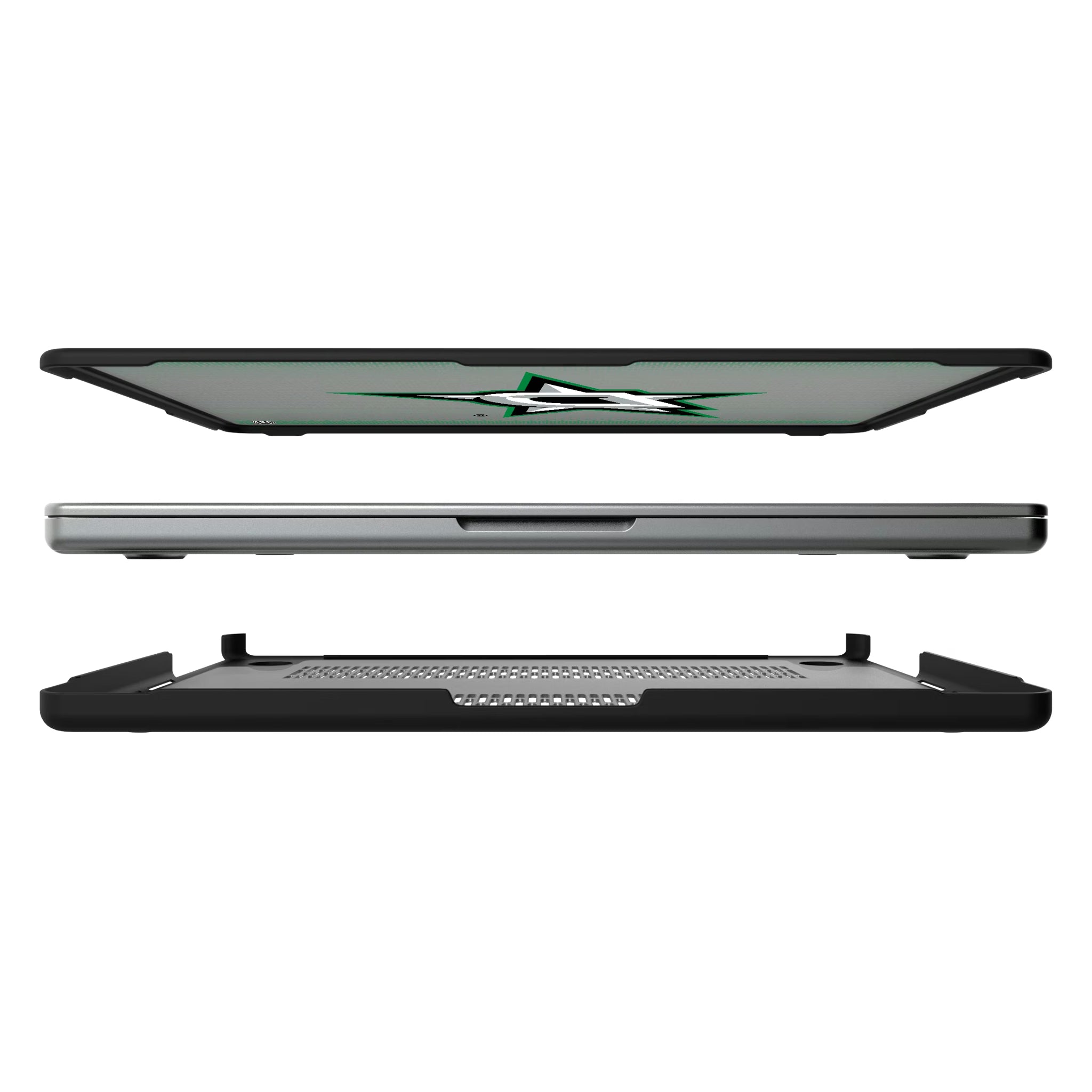 Dallas Stars Linen MacBook Laptop Case for Apple MacBook#Device_MacBook Pro (14-inch, 2021) / MacBook Pro (14-inch, 2023) / MacBook Pro (14-inch, 2024)