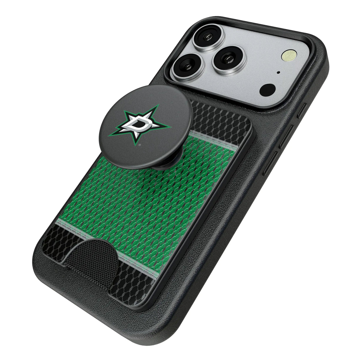 Dallas Stars Mesh Popsockets Wallet Magnetic - Isometric View