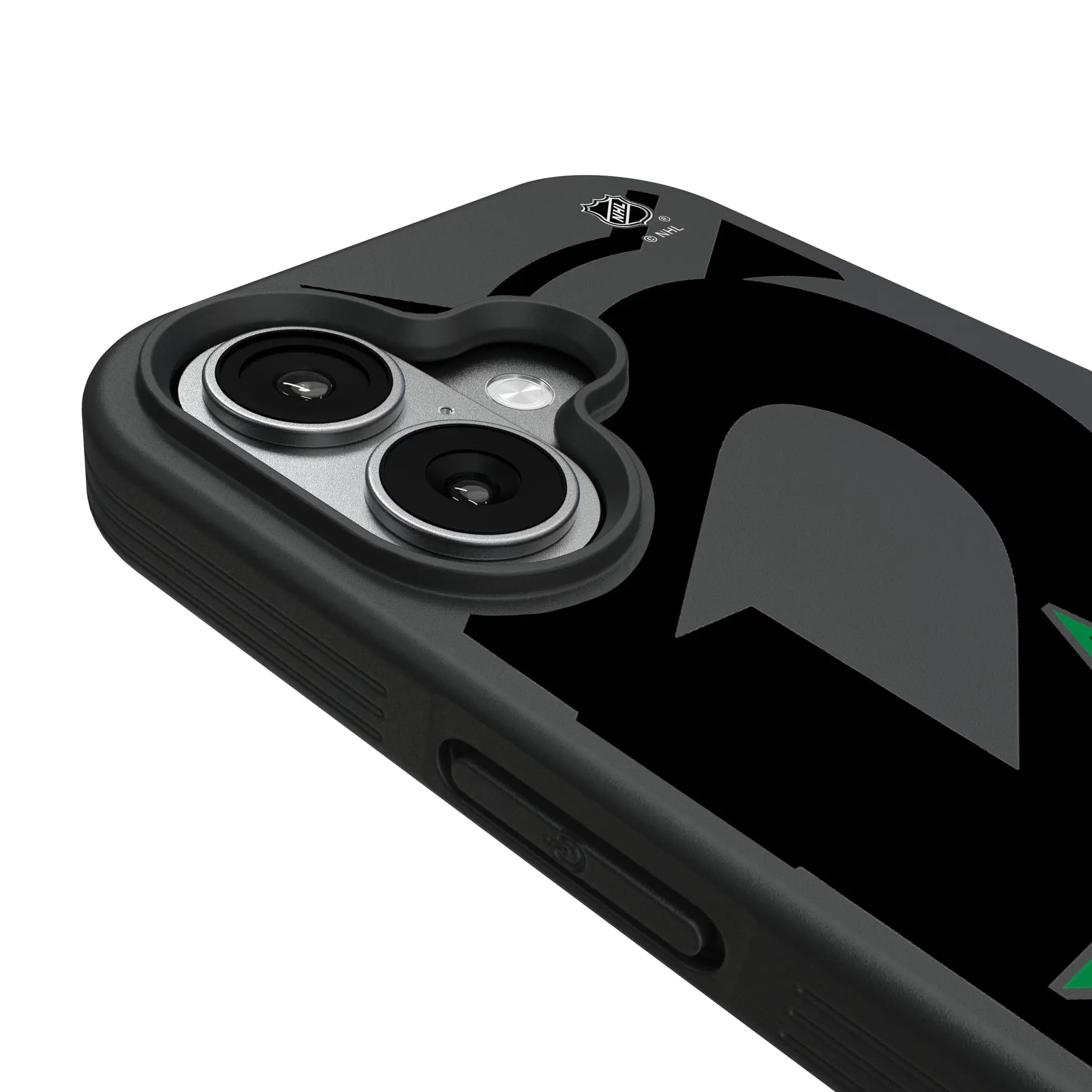 Dallas Stars Monocolor Tilt iPhone Bump Phone Case for Apple iPhone - Detail#Device_iPhone 17