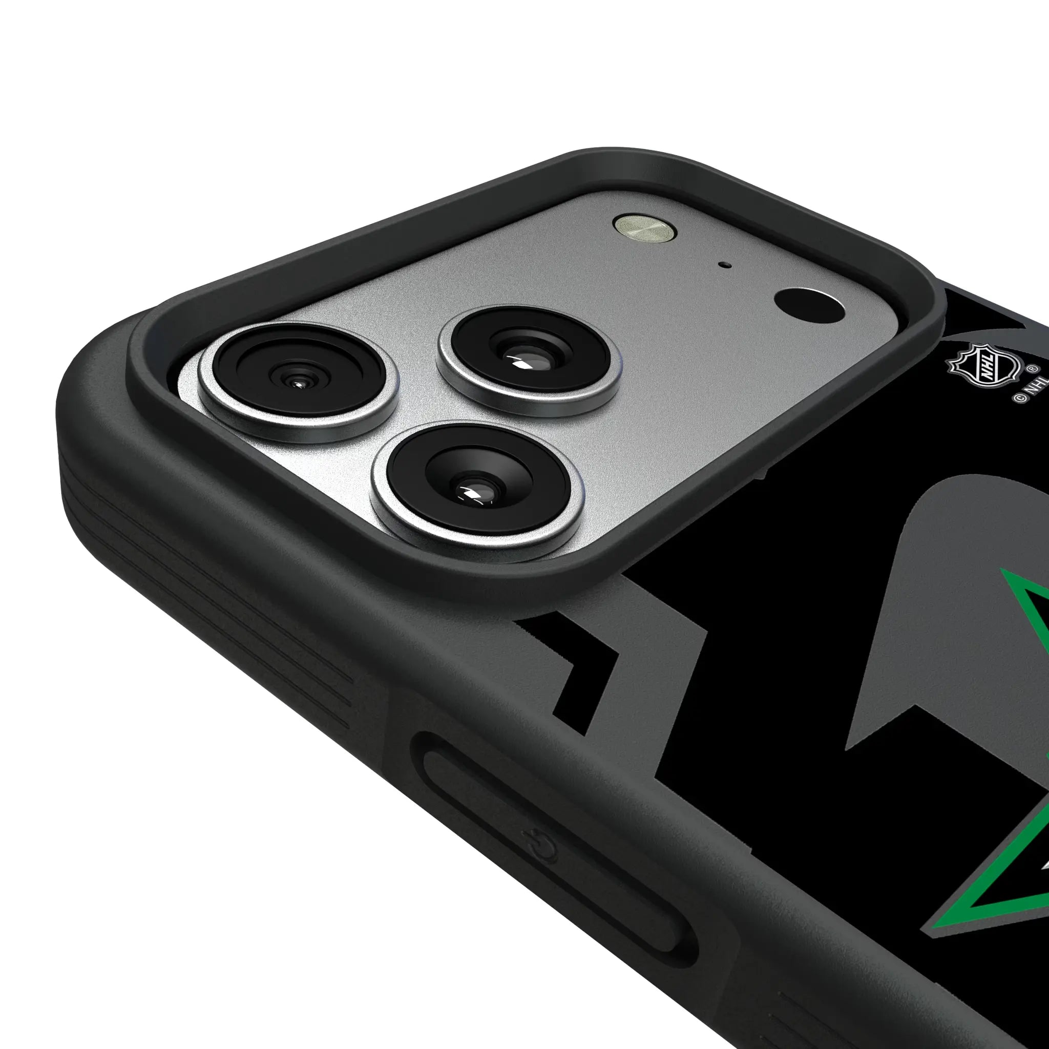 Dallas Stars Monocolor Tilt iPhone Bump Phone Case for Apple iPhone - Detail#Device_iPhone 17 Pro Max
