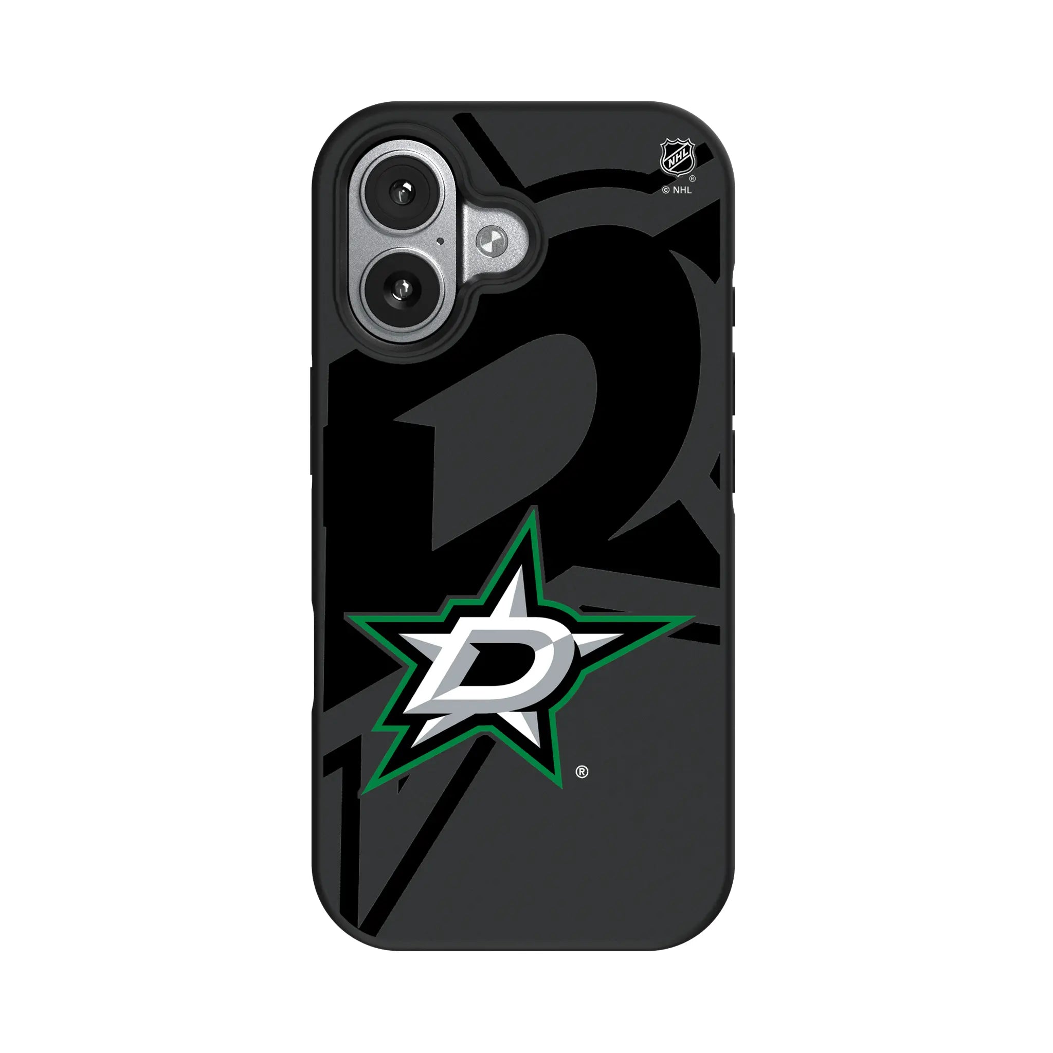 Dallas Stars Monocolor Tilt iPhone Bump Phone Case for Apple iPhone#Device_iPhone 17