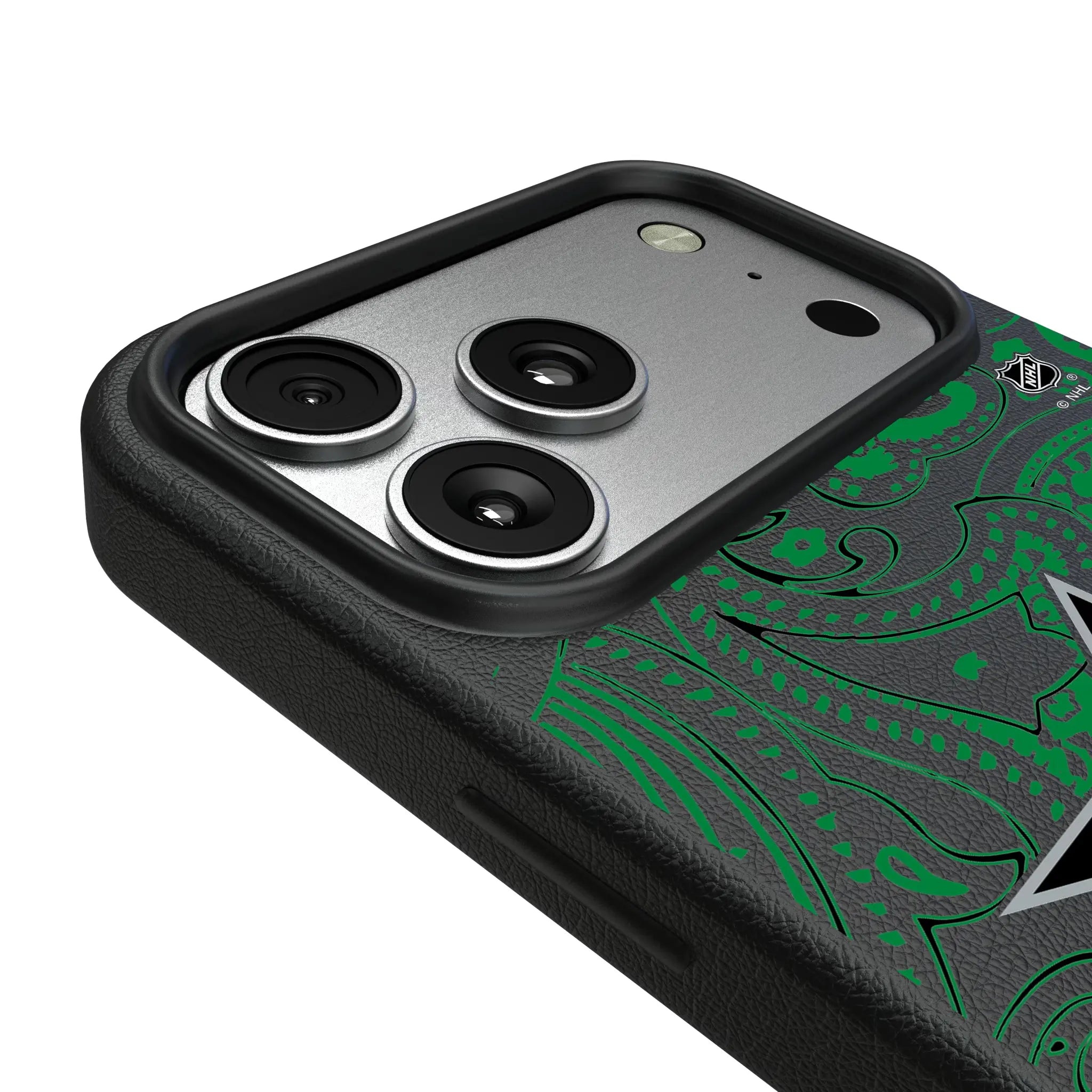Dallas Stars Paisley iPhone MagSafe Compatible Phone Case for Apple iPhone - Detail#Device_iPhone 17 Pro Max