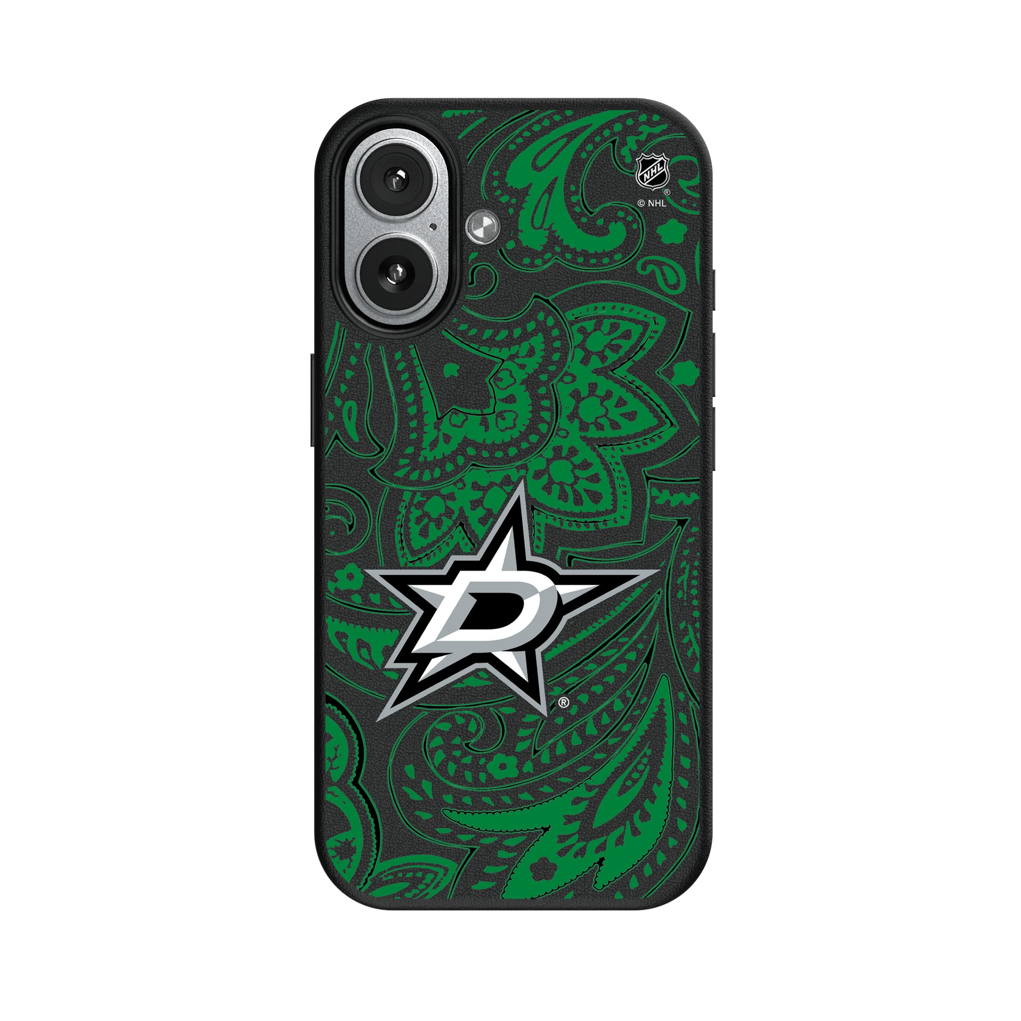 Dallas Stars Paisley iPhone MagSafe Compatible Phone Case for Apple iPhone#Device_iPhone 17