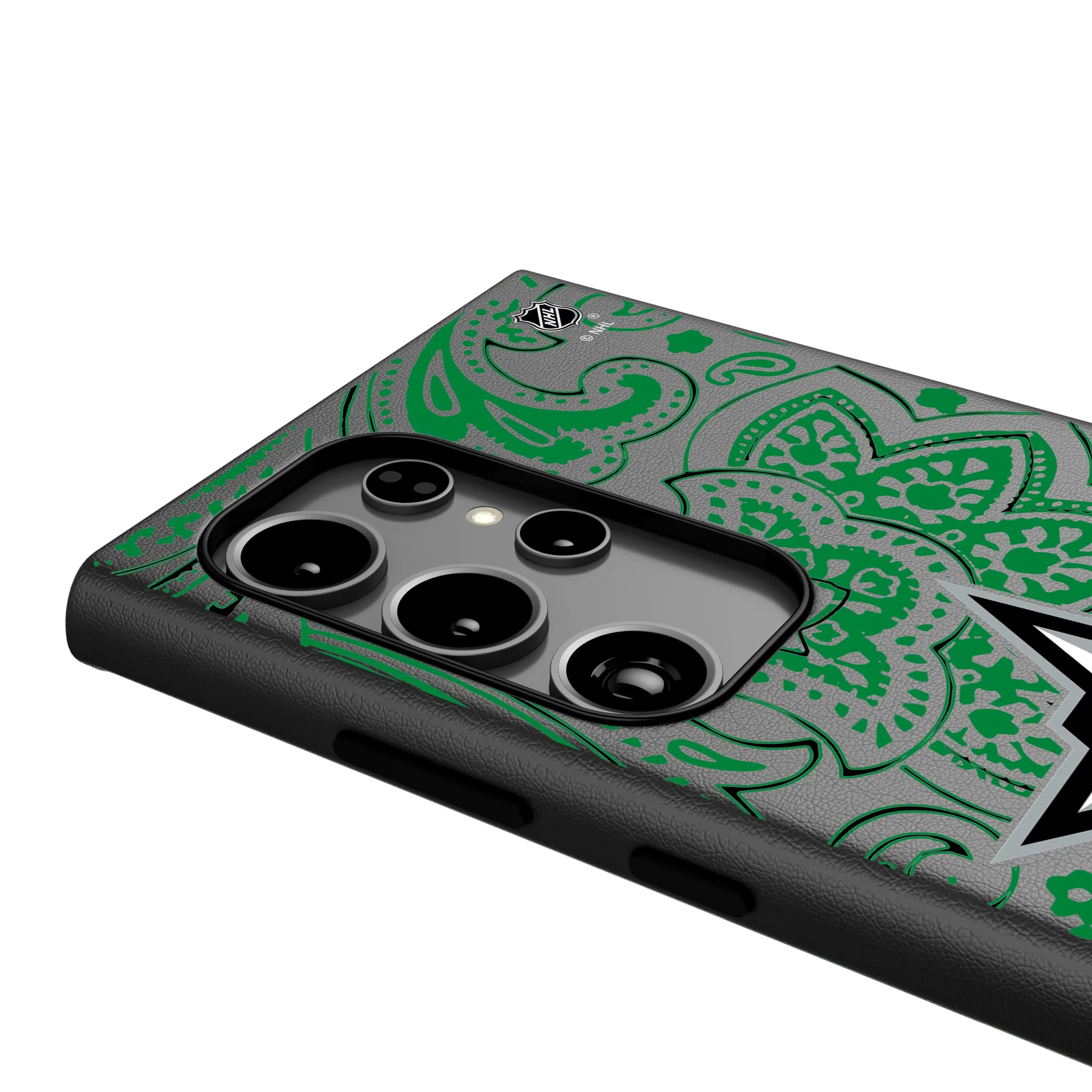 Dallas Stars Paisley Galaxy MagSafe Compatible Phone Case for Samsung Galaxy - Detail