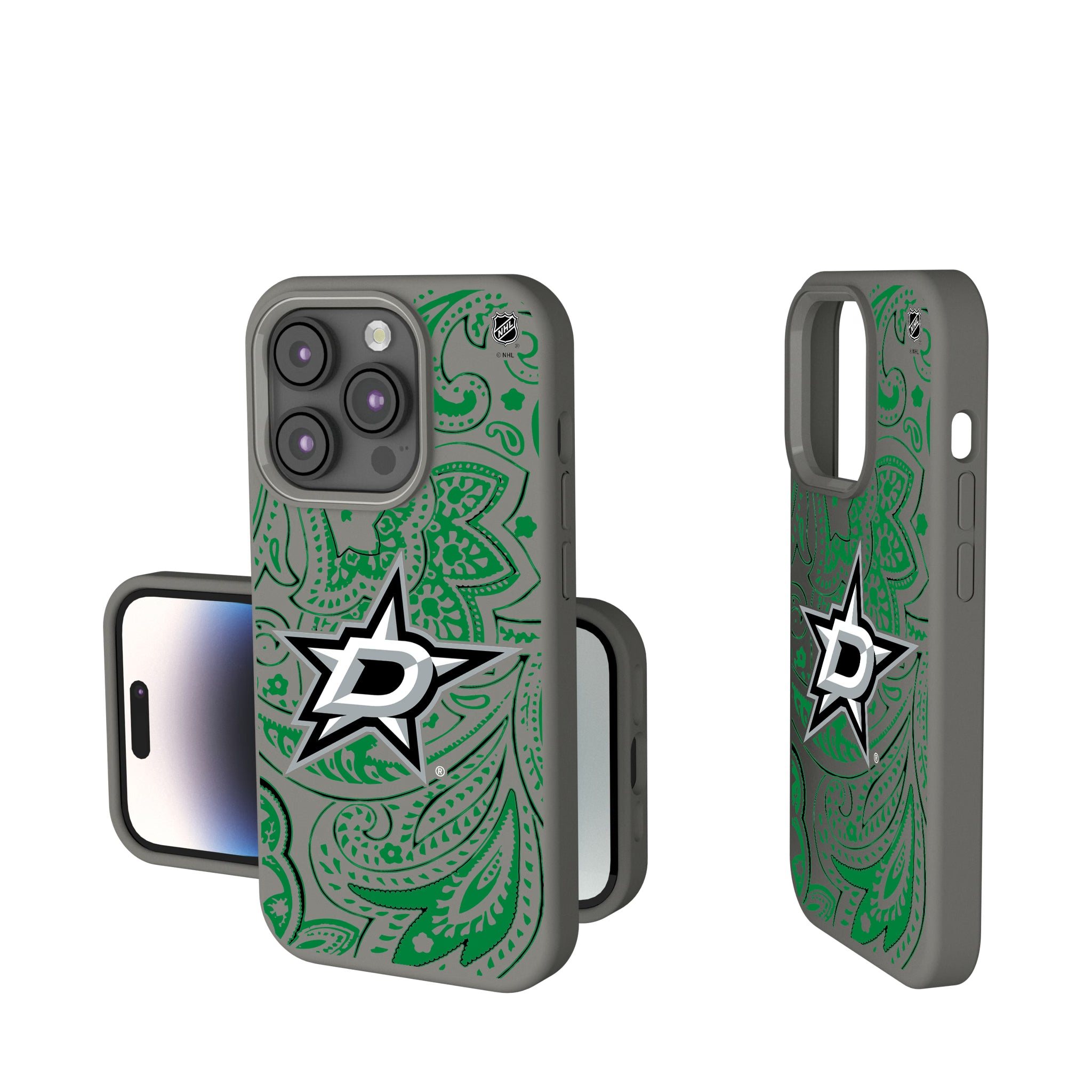 Dallas Stars Paisley iPhone Soft Touch Phone Case for Apple iPhone