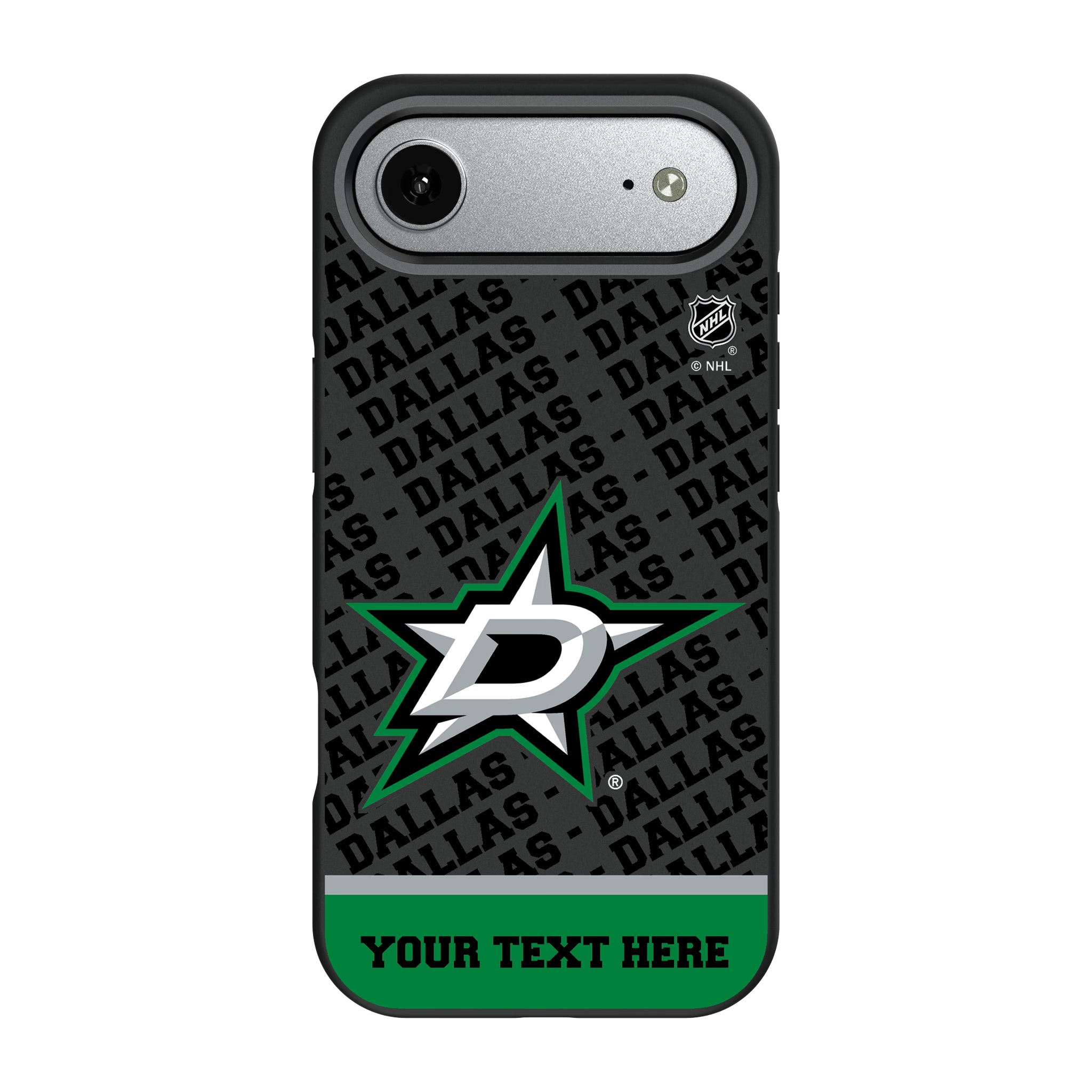 Dallas Stars Personalized EndZone Plus iPhone Bump Phone Case for Apple iPhone#Device_iPhone Air