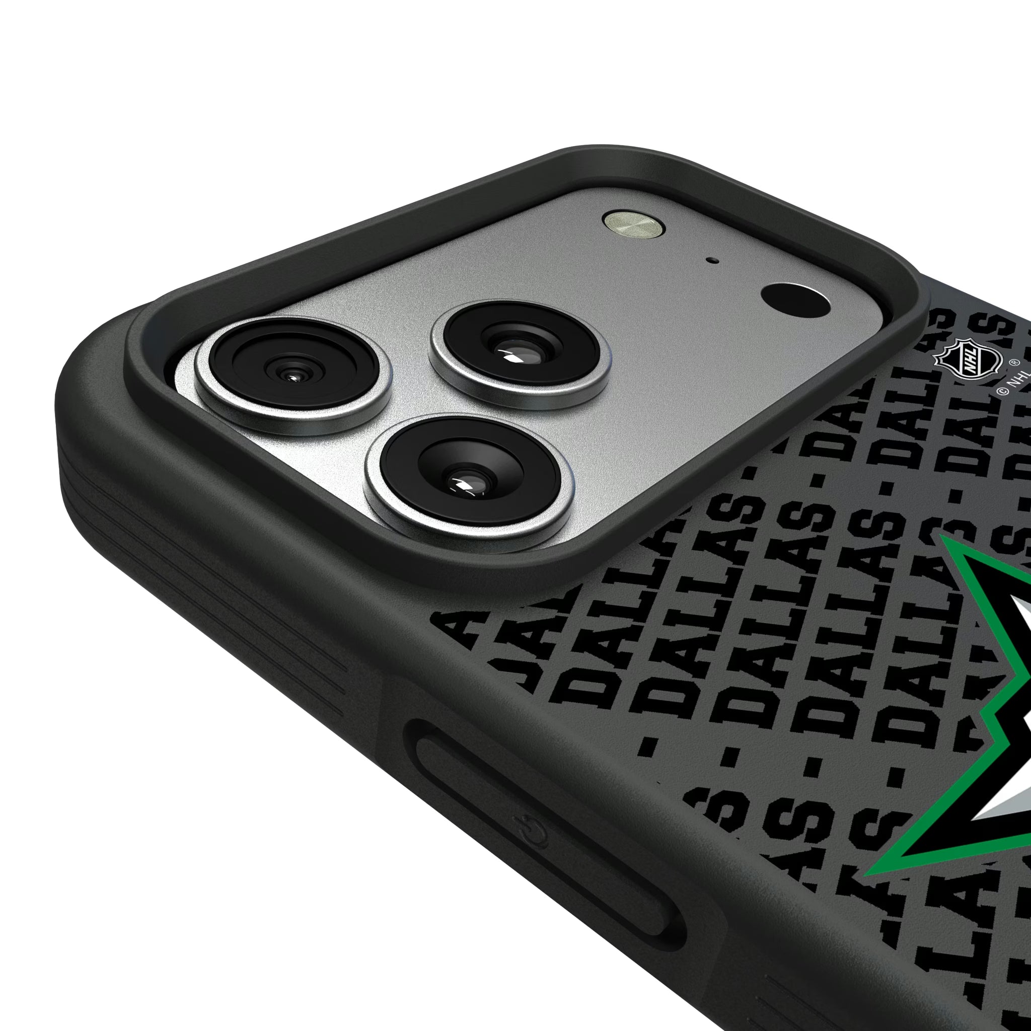 Dallas Stars Personalized EndZone Plus iPhone Bump Phone Case for Apple iPhone - Detail#Device_iPhone 17 Pro Max