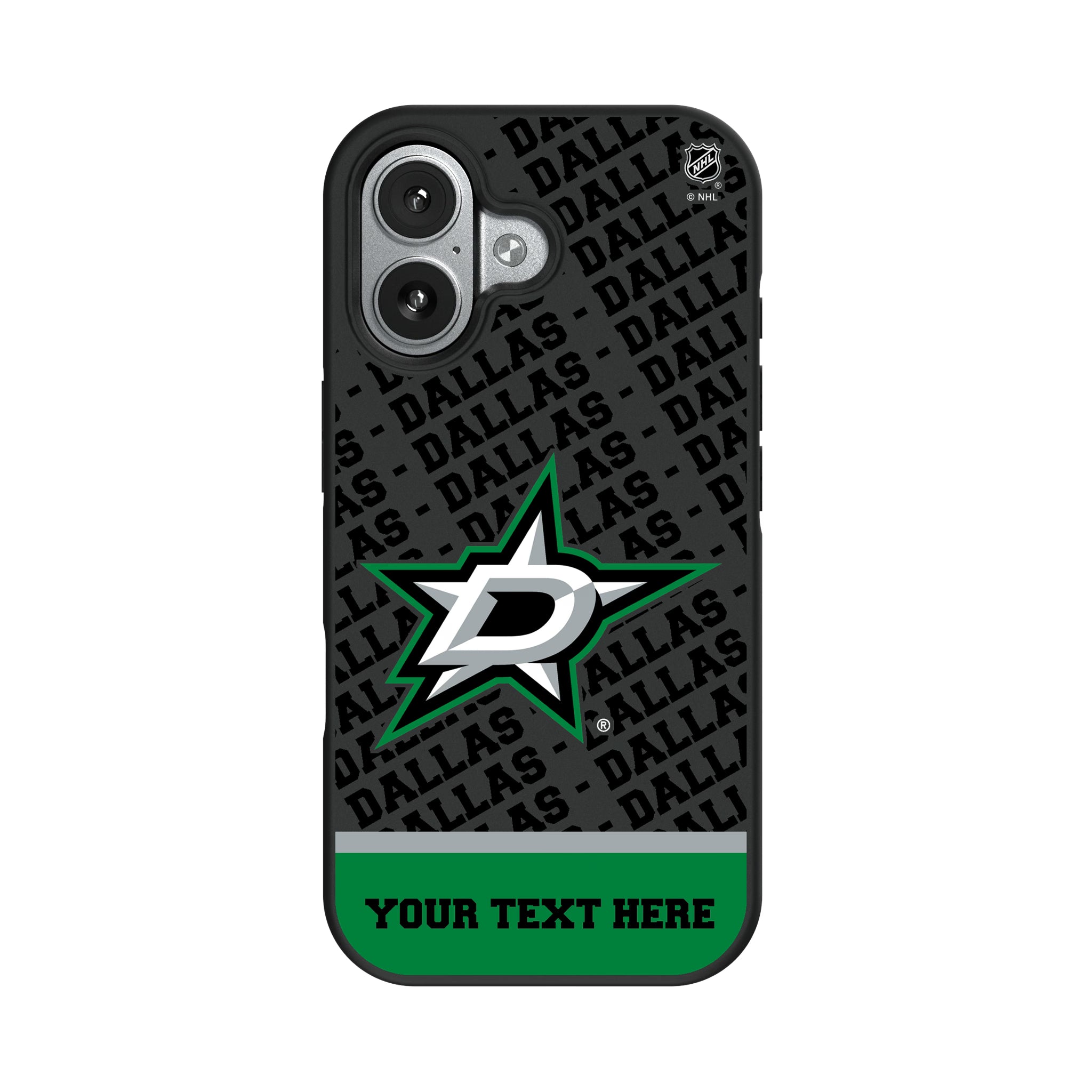 Dallas Stars Personalized EndZone Plus iPhone Bump Phone Case for Apple iPhone#Device_iPhone 17
