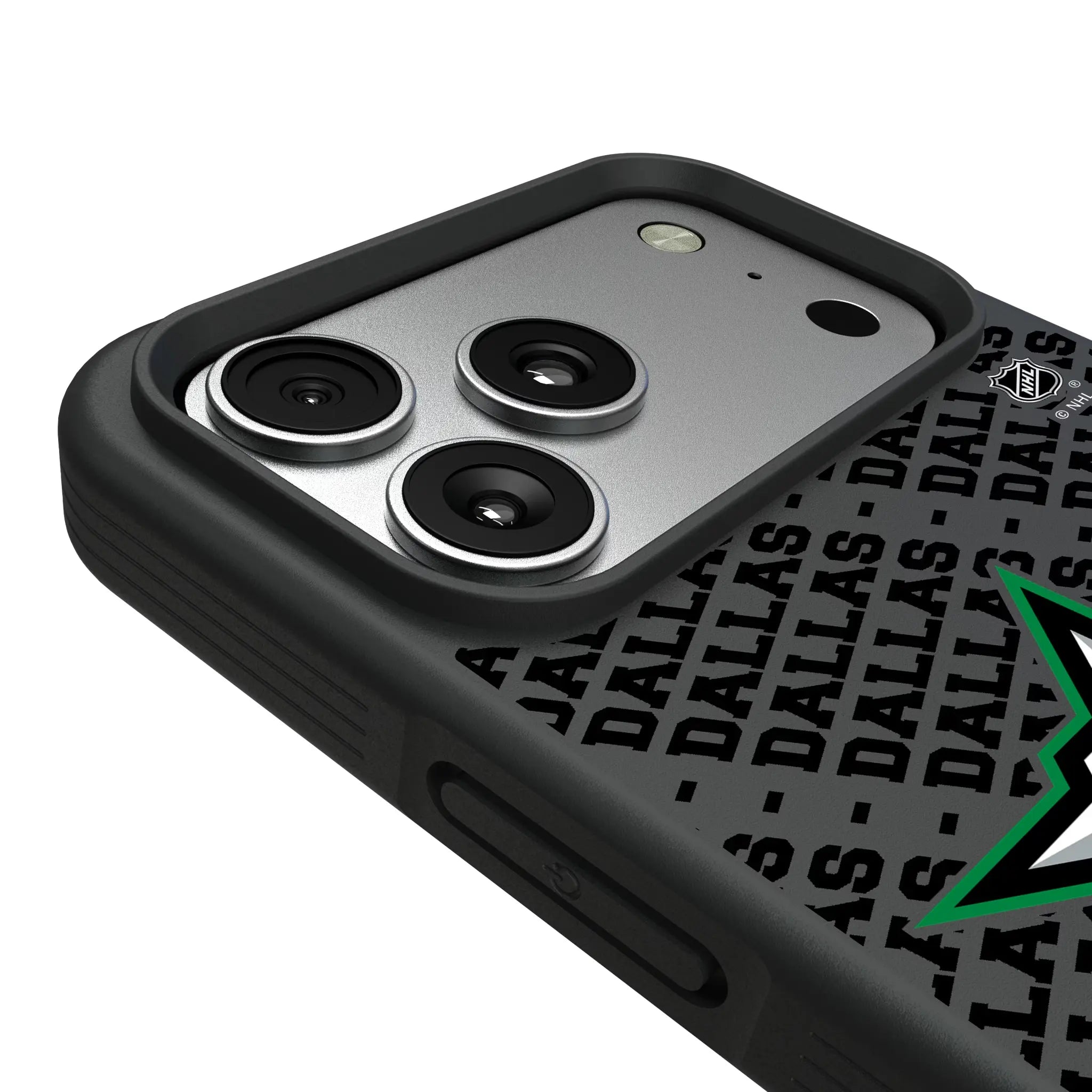 Dallas Stars Personalized EndZone Plus iPhone Bump Phone Case for Apple iPhone - Detail#Device_iPhone 17 Pro Max