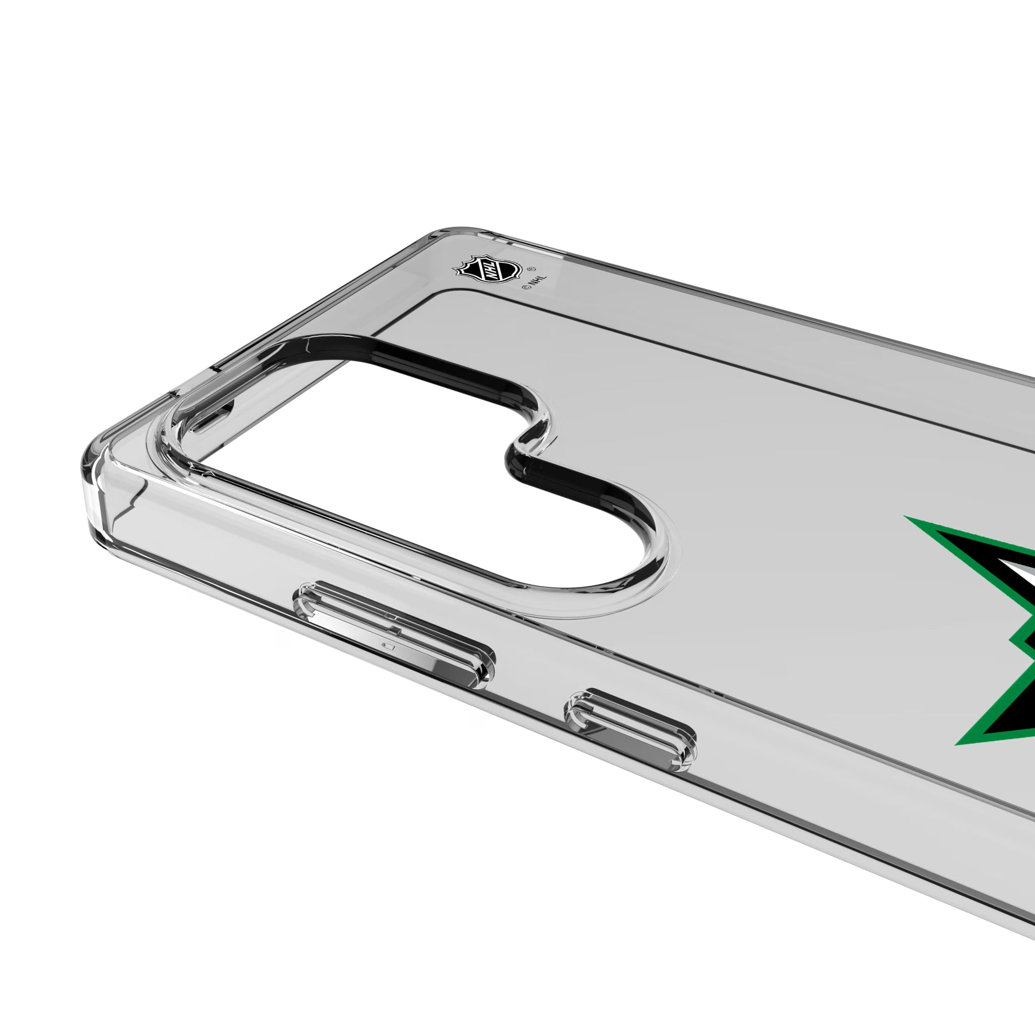 Dallas Stars Personalized EndZone Plus Galaxy Clear Phone Case for Samsung Galaxy - Detail