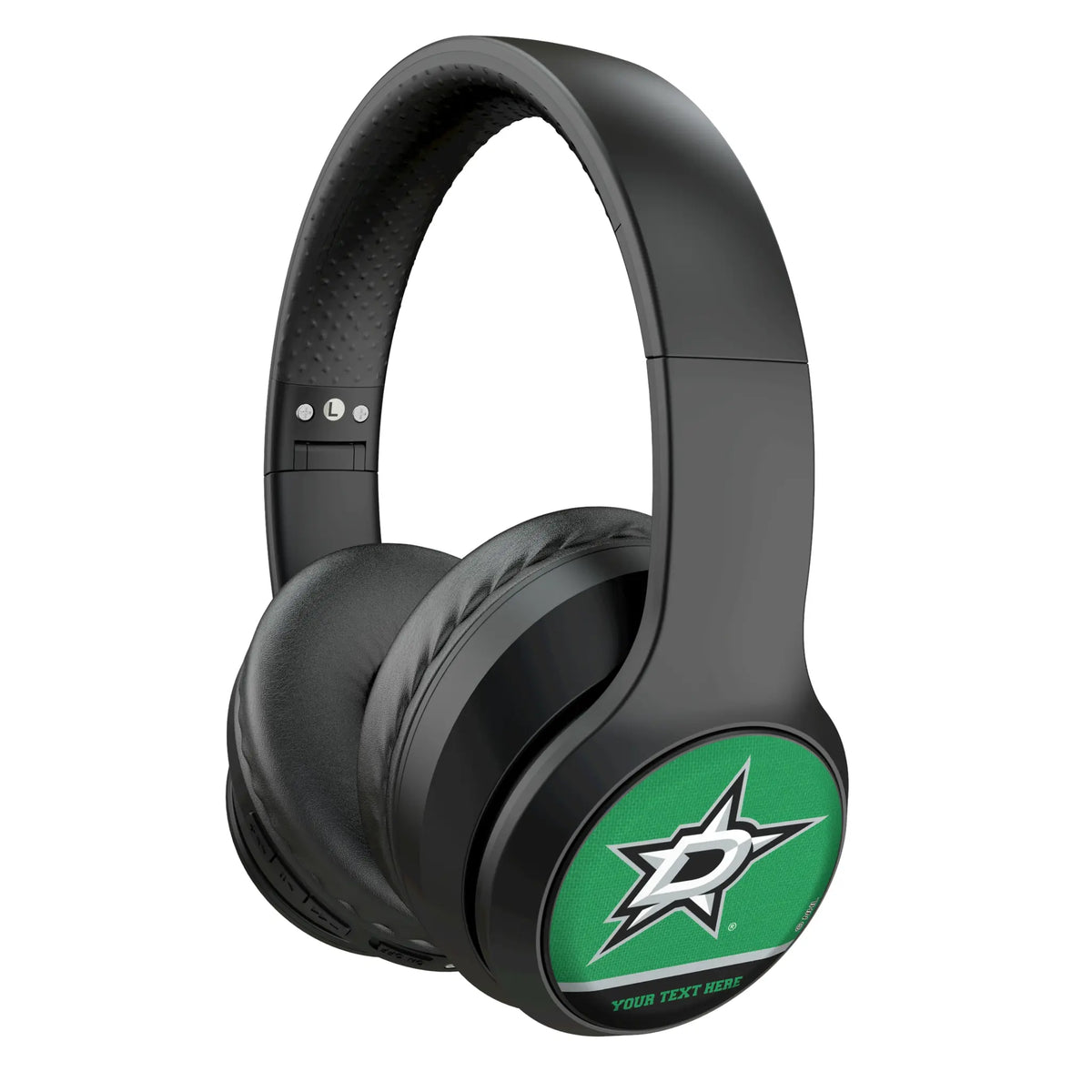 Dallas Stars Personalized Endzone Solid Wireless Over-Ear Headphones With Case