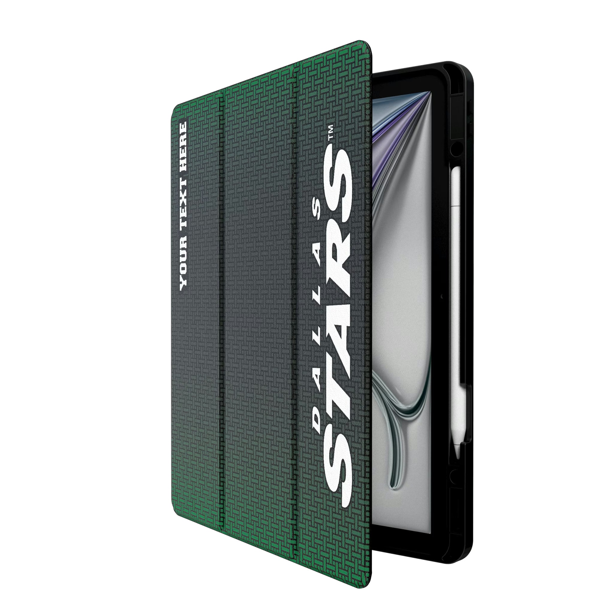 Dallas Stars Personalized Linen iPad Tablet Case for Apple iPad