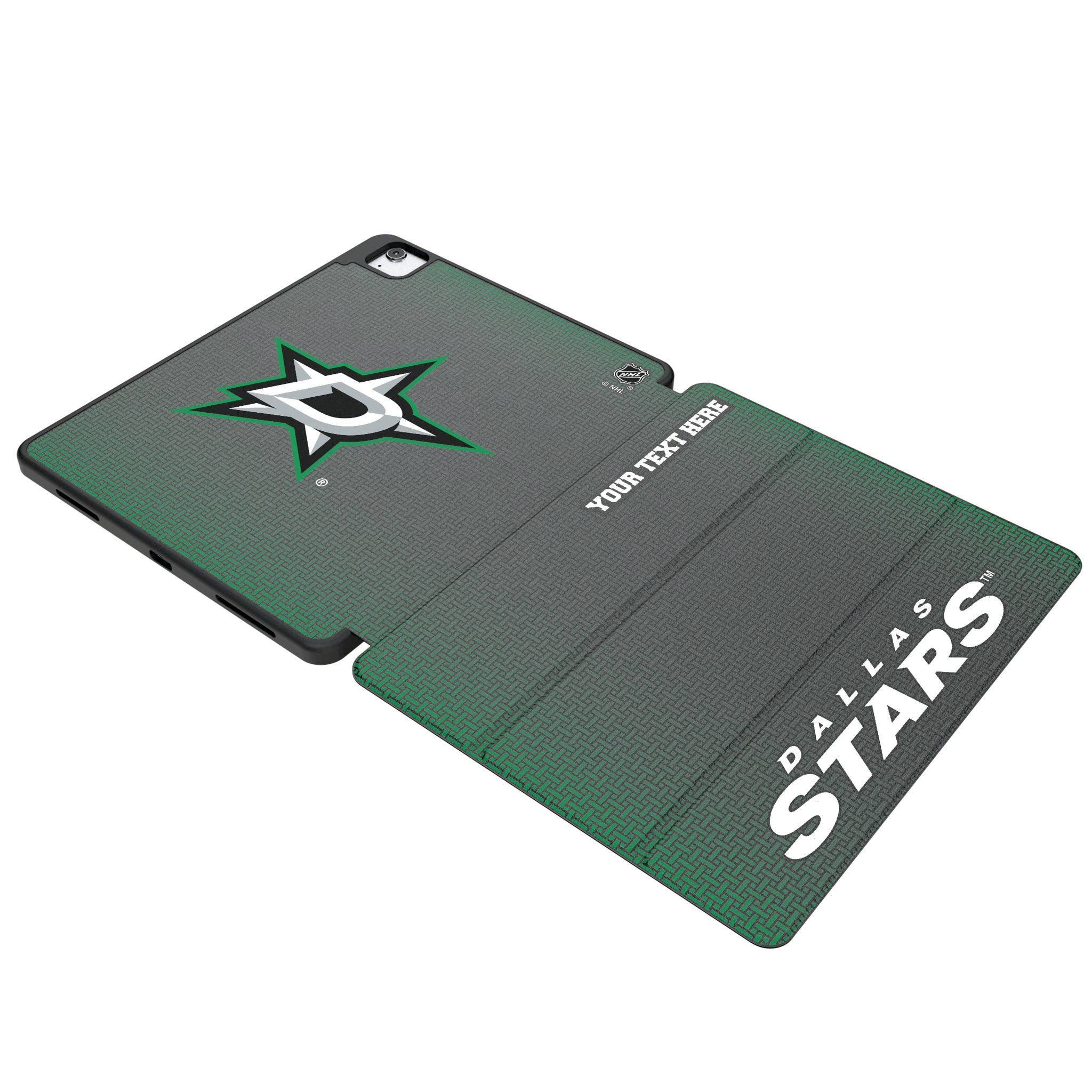 Dallas Stars Personalized Linen iPad Tablet Case for Apple iPad