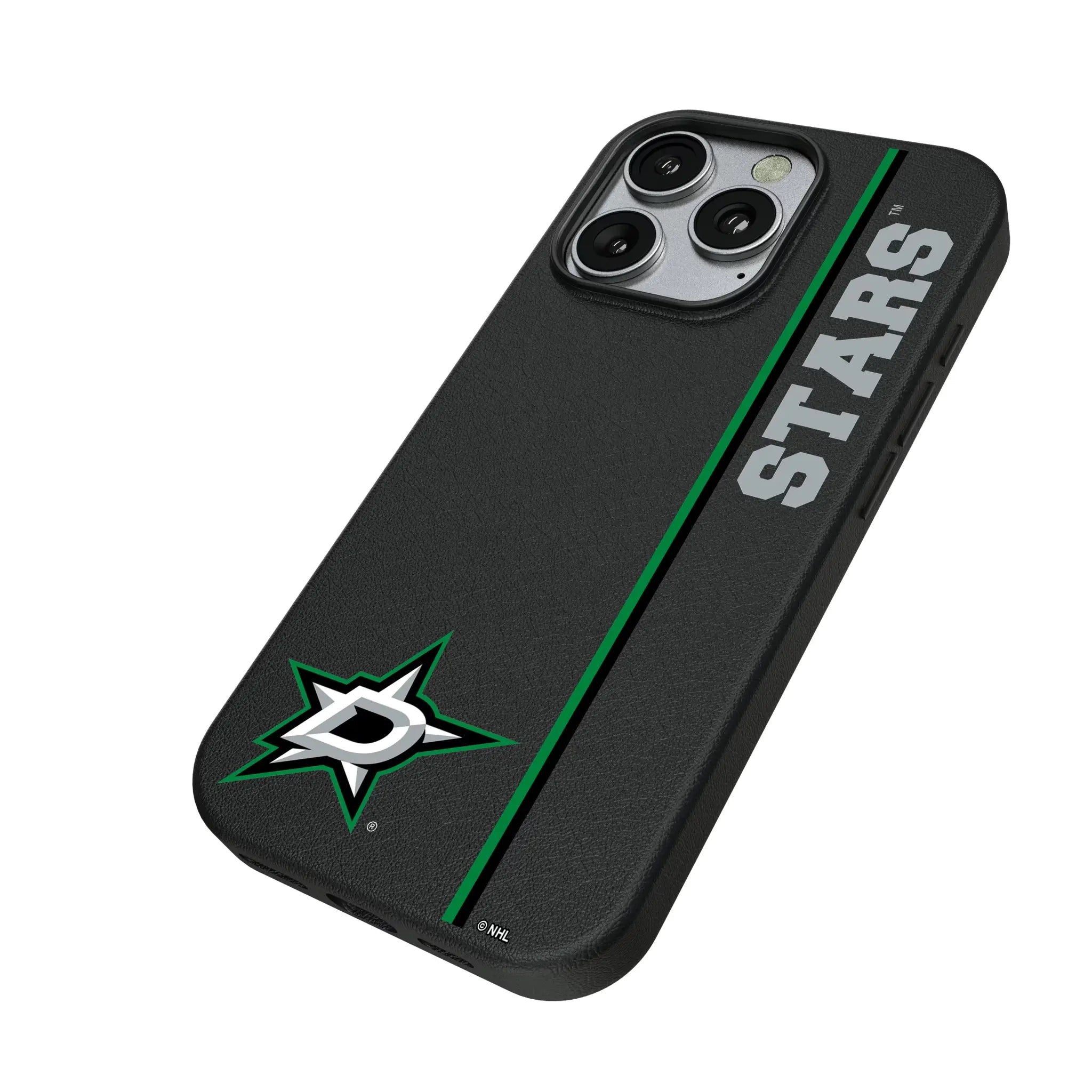 Dallas Stars Personalized Sidebard iPhone MagSafe Compatible Phone Case for Apple iPhone - Isometric View